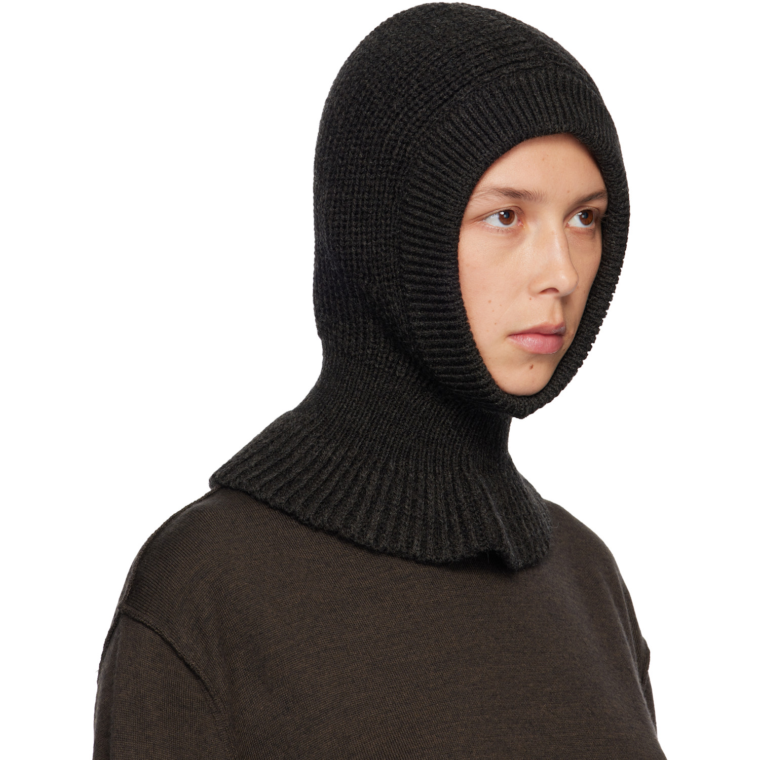  Lemaire Brown Hood Beanie 