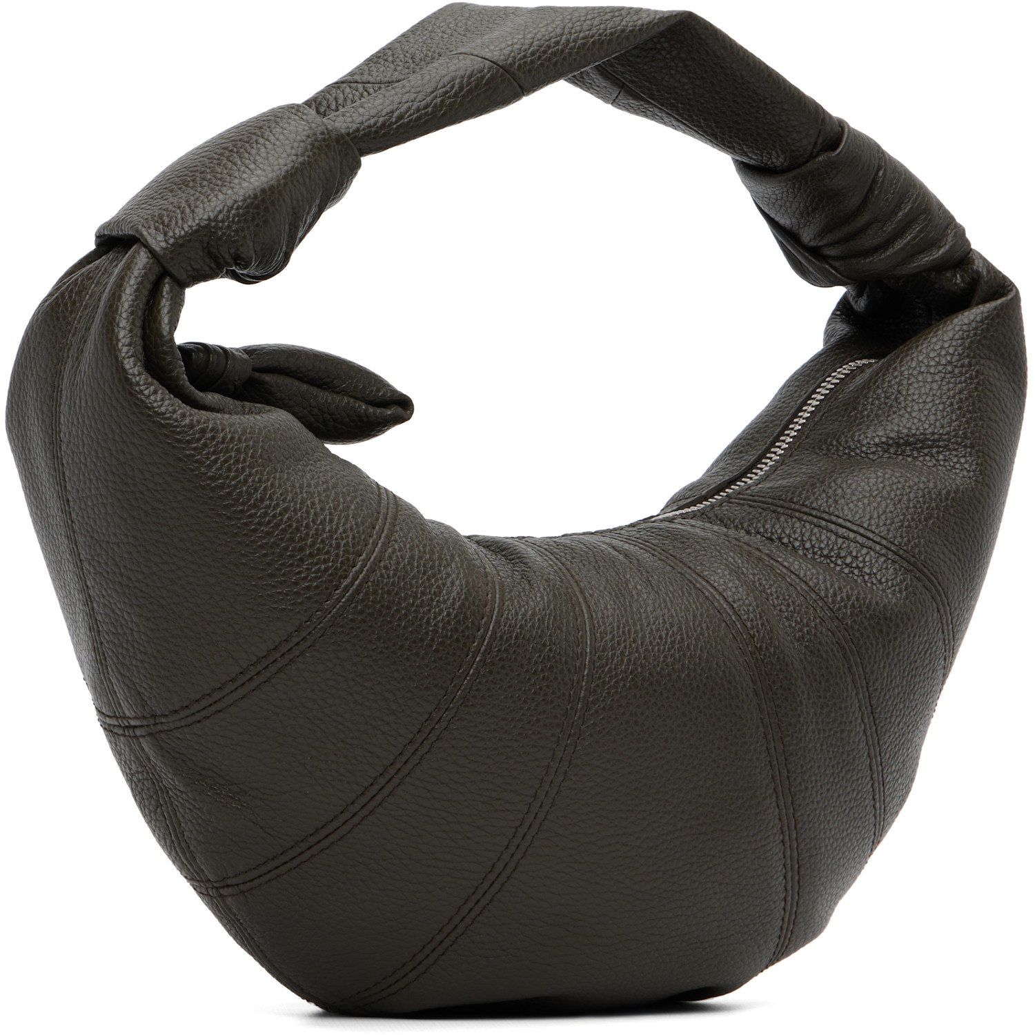  Lemaire Brown Mini Fortune Croissant Bag 