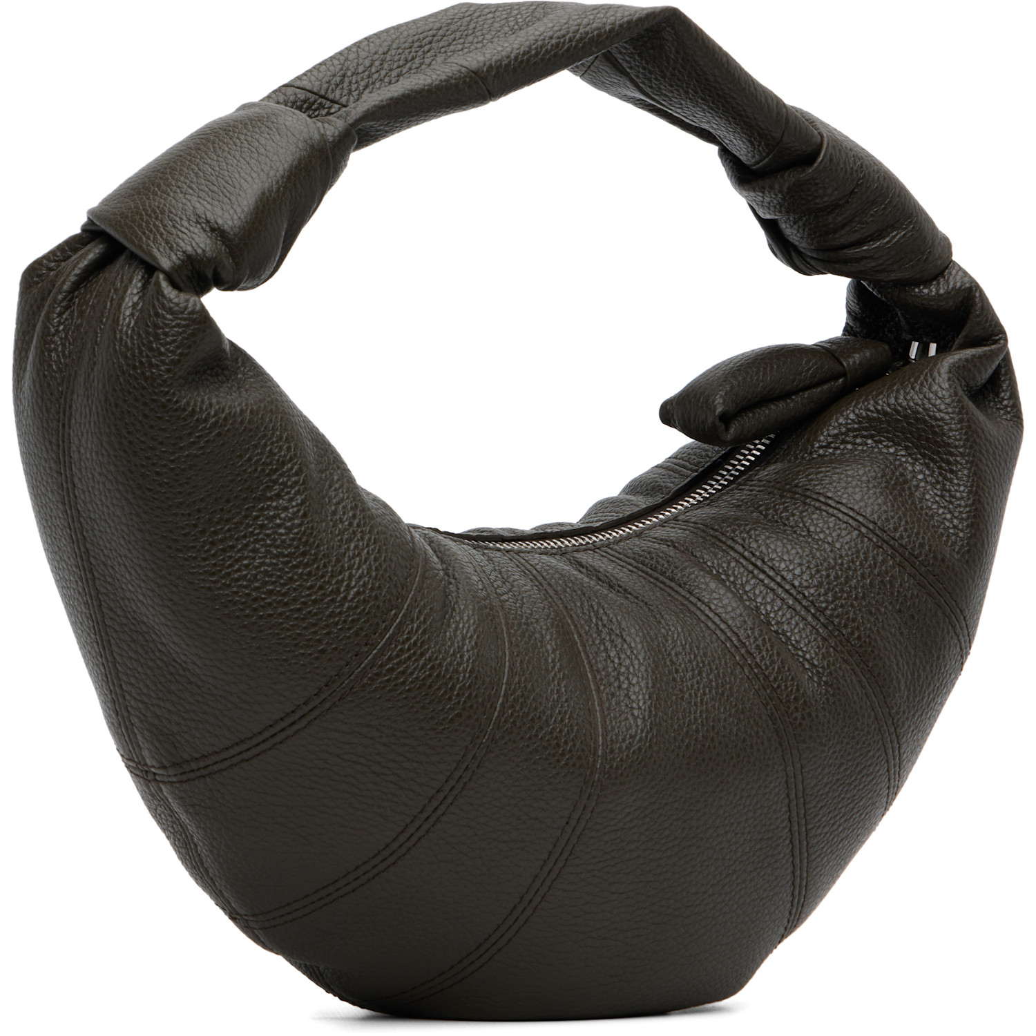  Lemaire Brown Mini Fortune Croissant Bag 