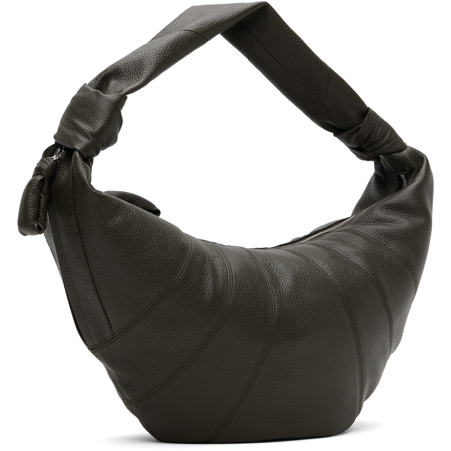  Lemaire Brown Fortune Croissant Bag 