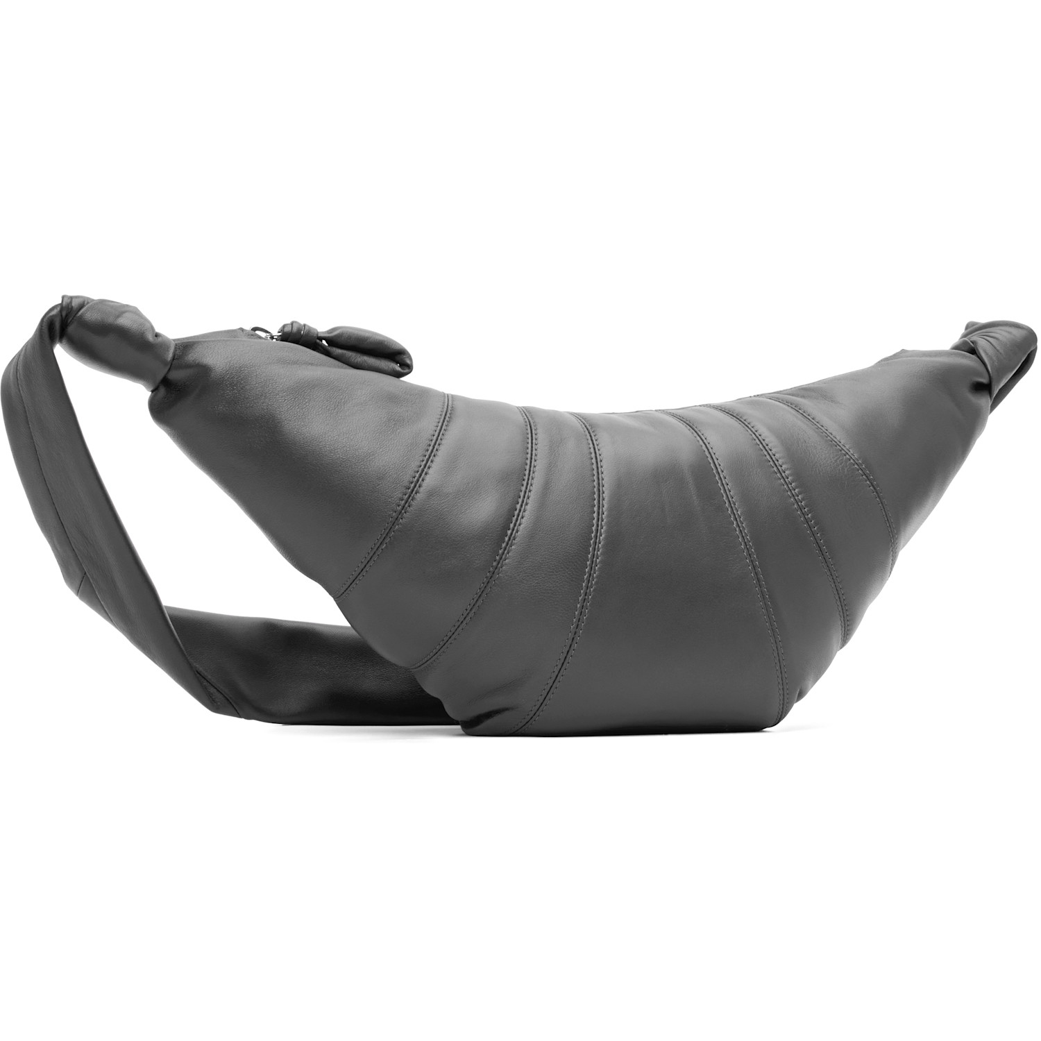  Lemaire Gray Medium Croissant Bag 
