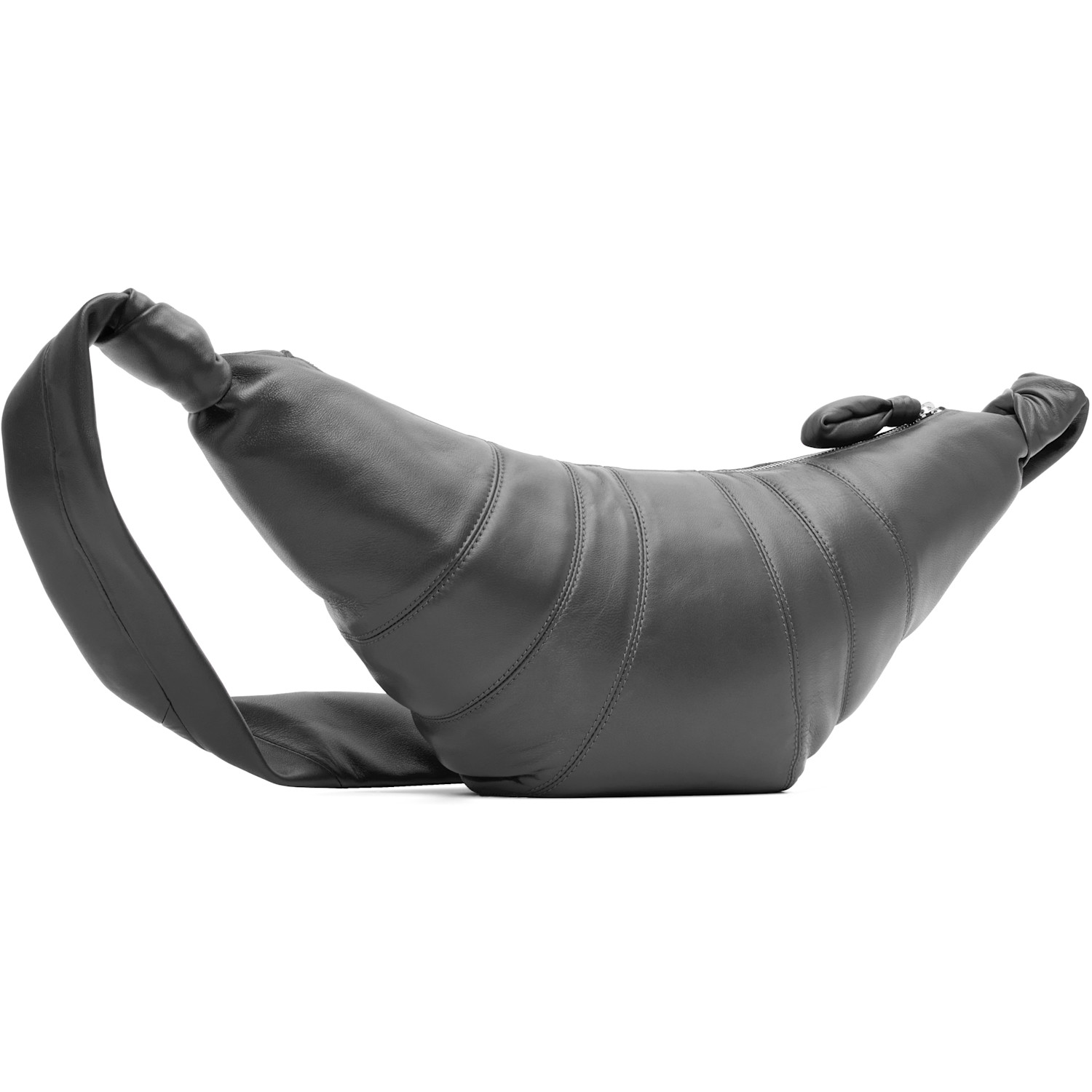  Lemaire Gray Medium Croissant Bag 