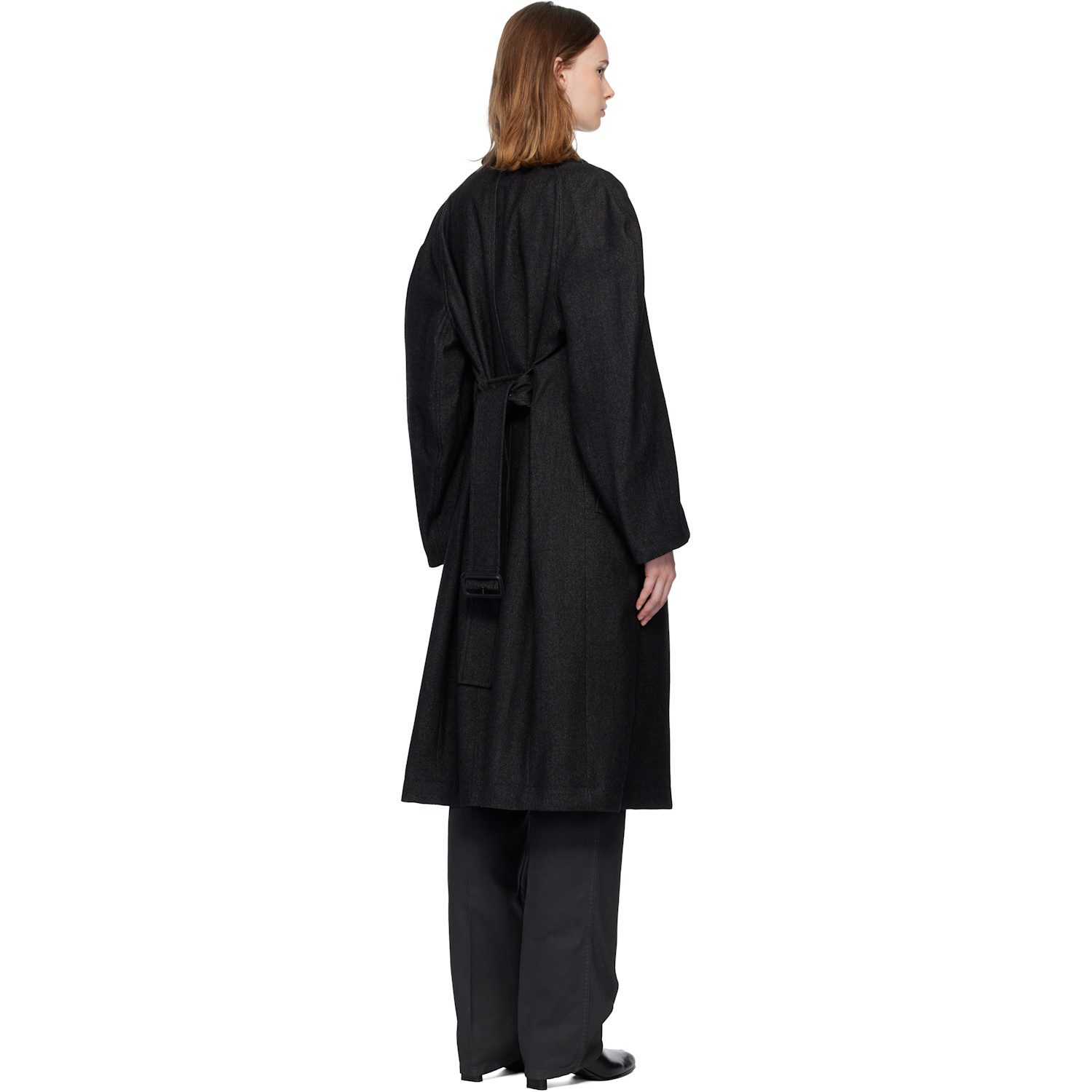  Lemaire Gray Raglan Sleeve Coat 