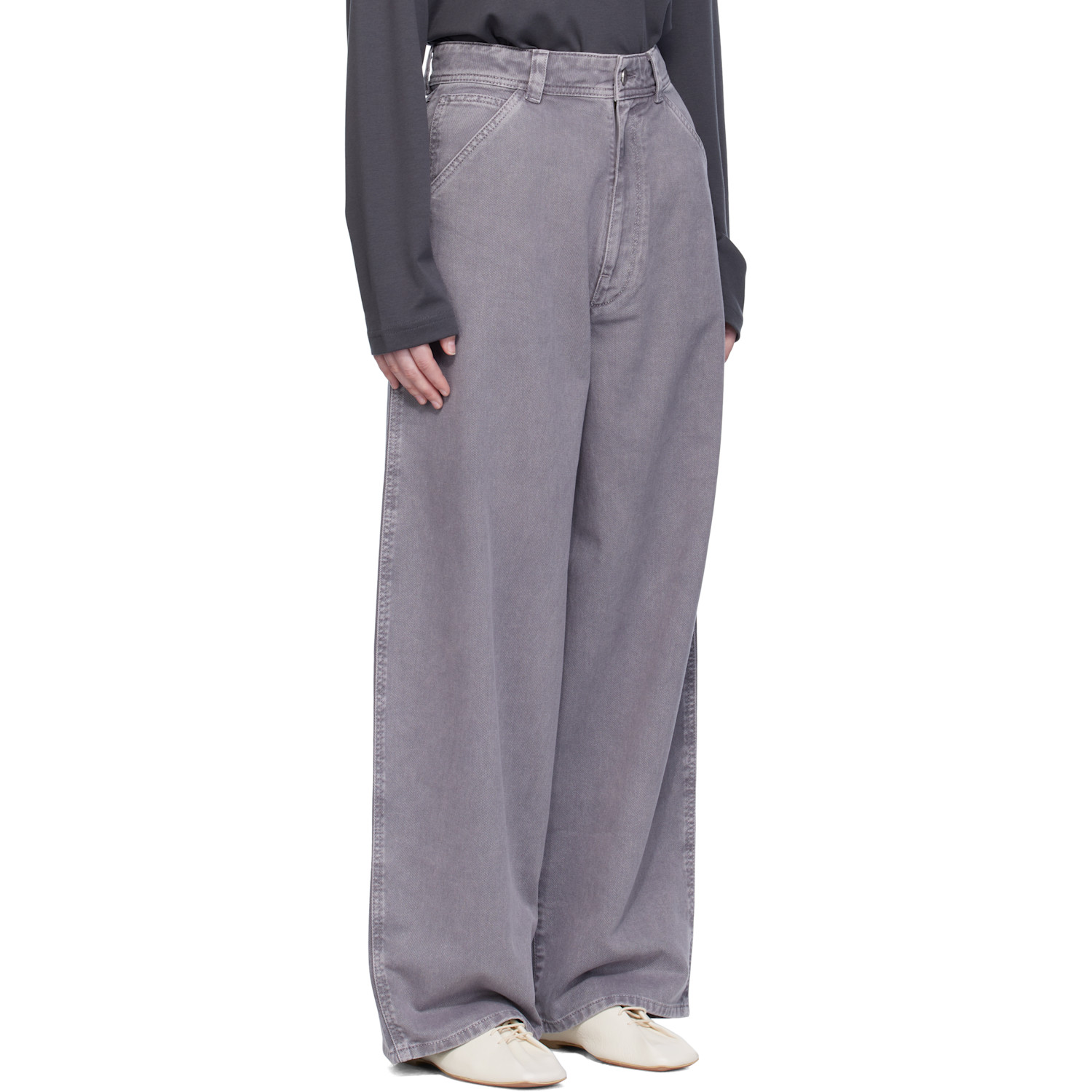  Lemaire Gray Large Jeans 