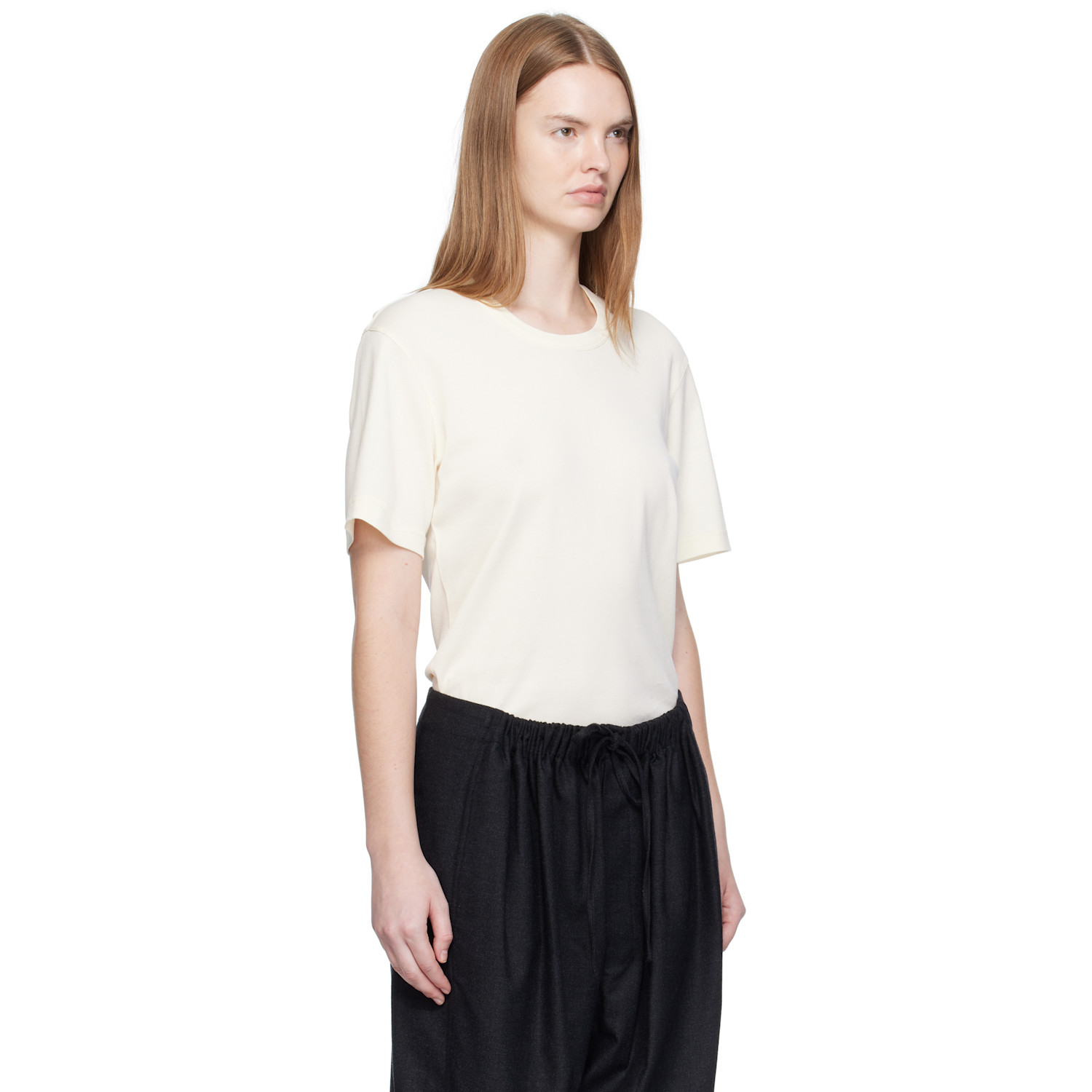  Lemaire Off-white Rib T-shirt 