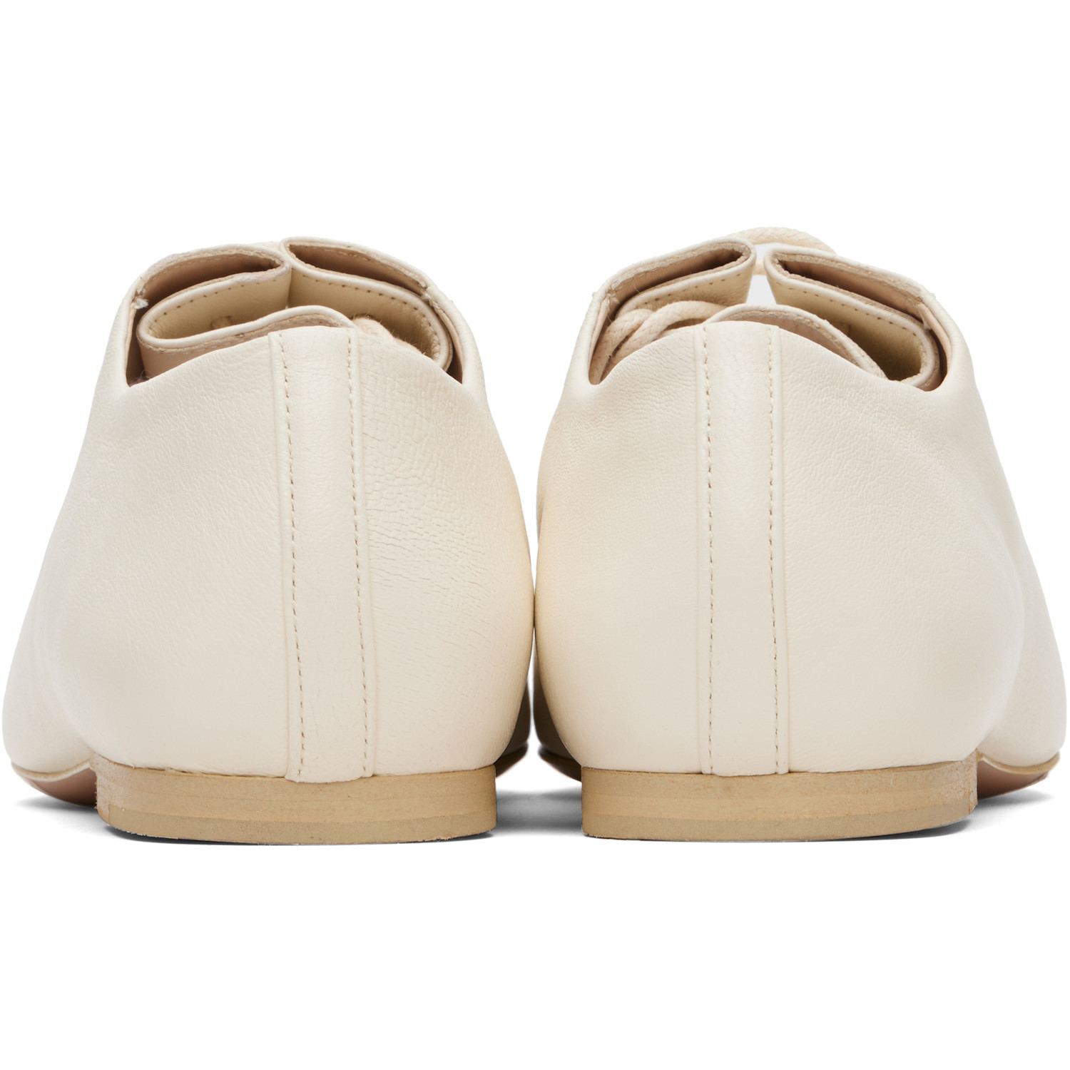  Lemaire Off-white Souris Flat Classic Derbys 