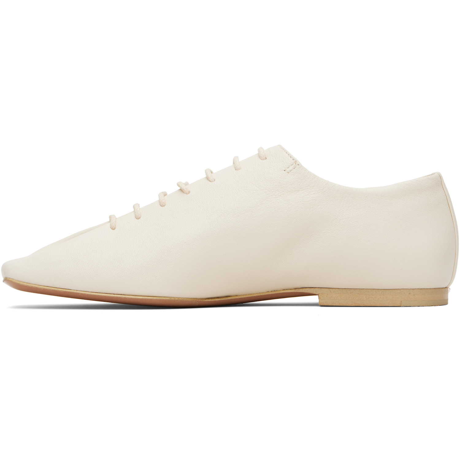  Lemaire Off-white Souris Flat Classic Derbys 