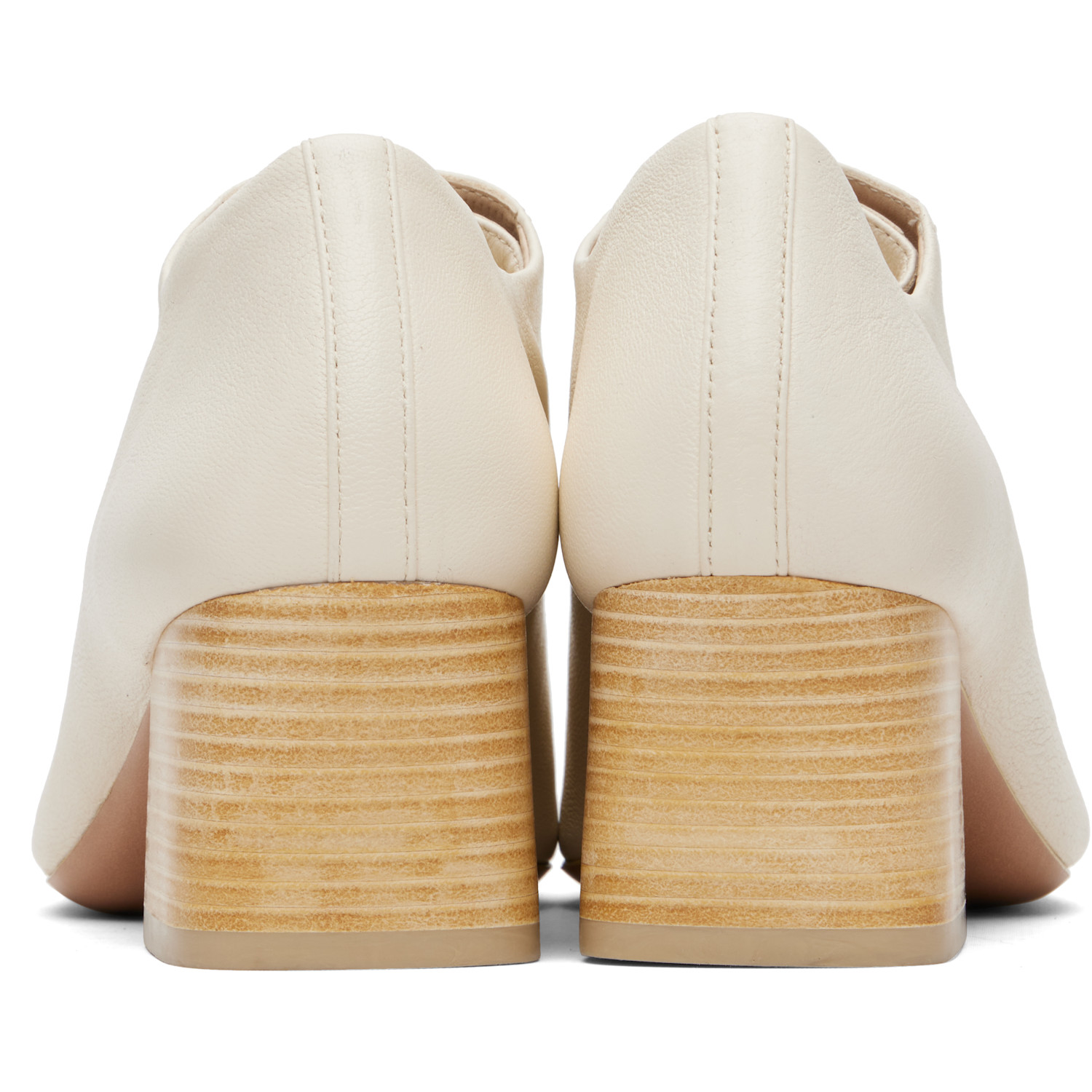  Lemaire Off-white Souris Classic 55 Derby Heels 