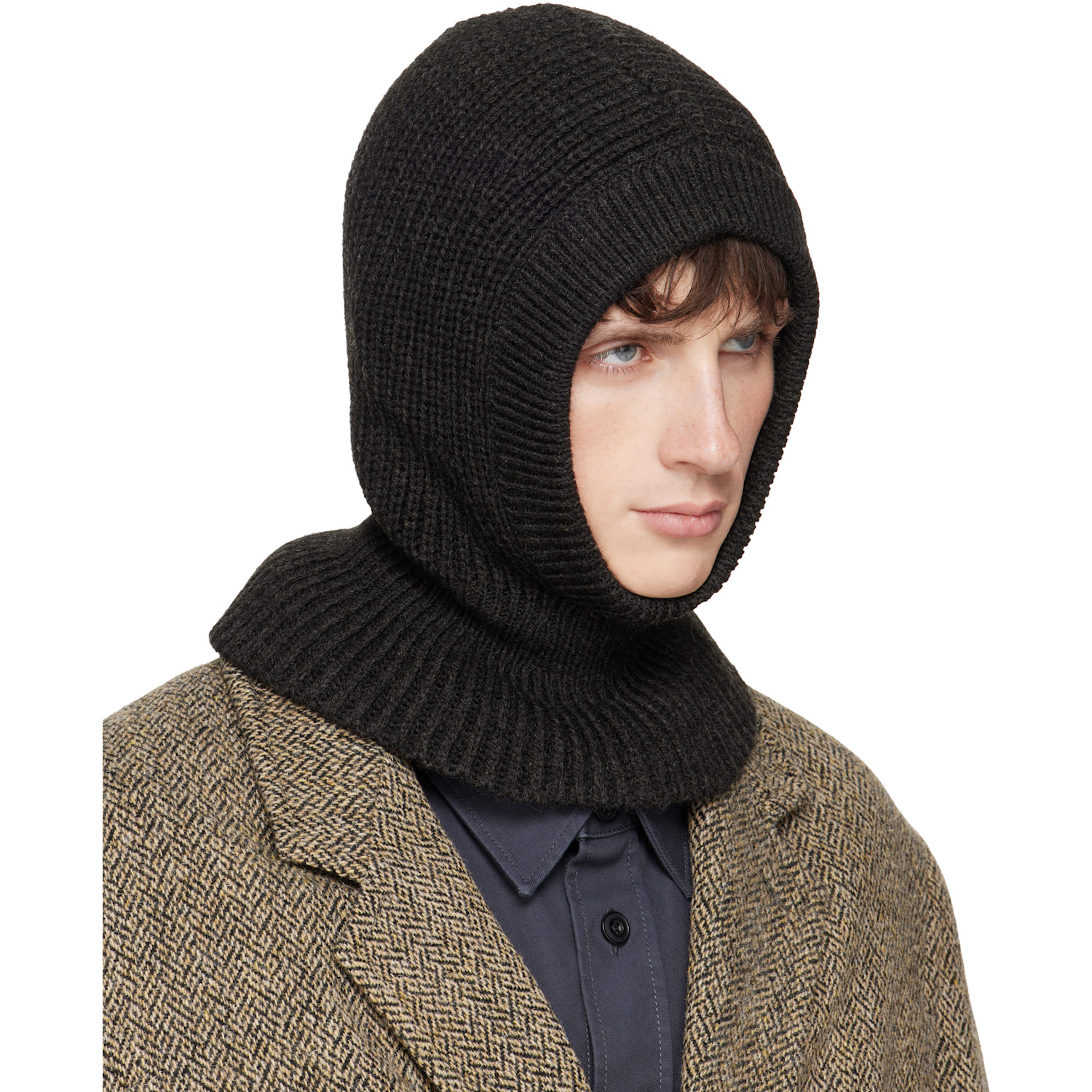  Lemaire Brown Hood Balaclava 