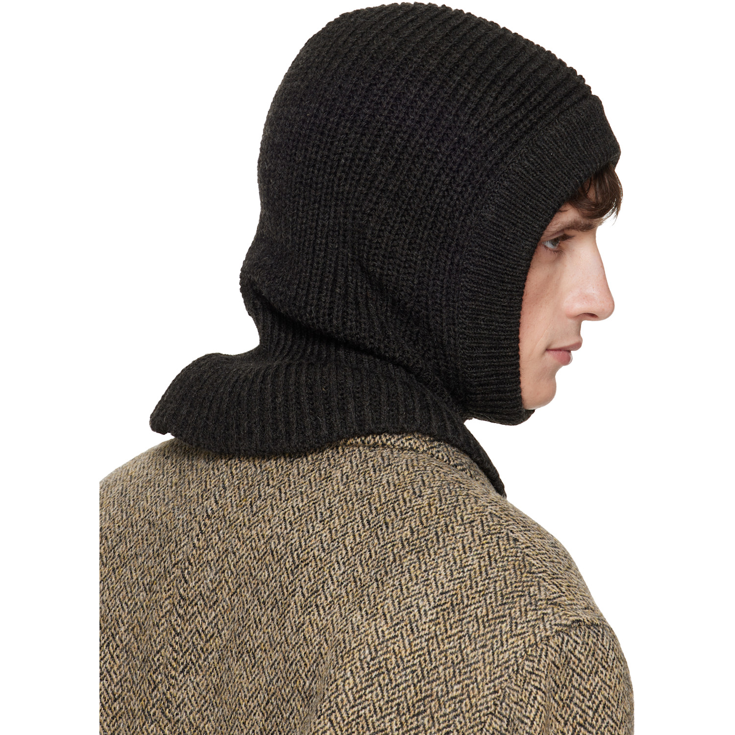  Lemaire Brown Hood Balaclava 