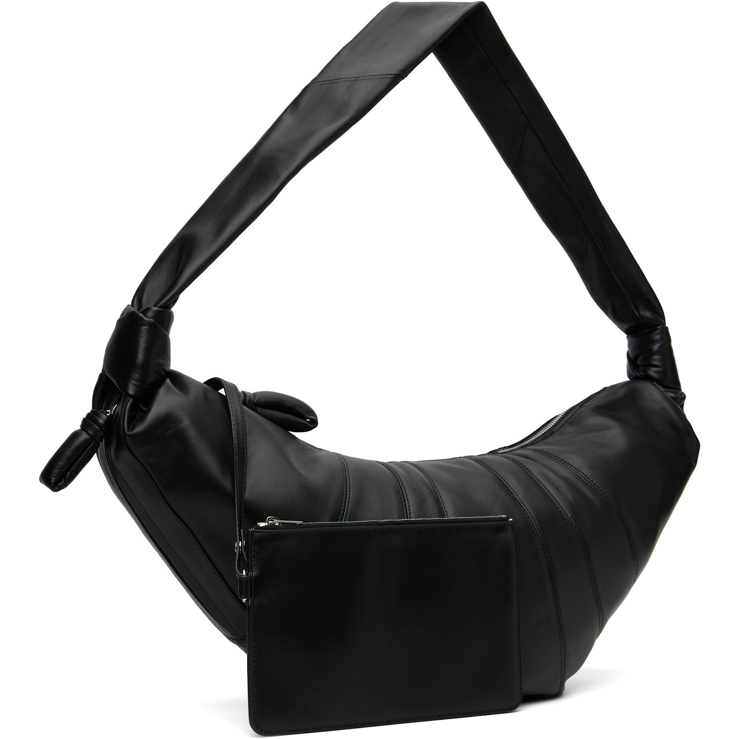  Lemaire Black Large Croissant Bag 
