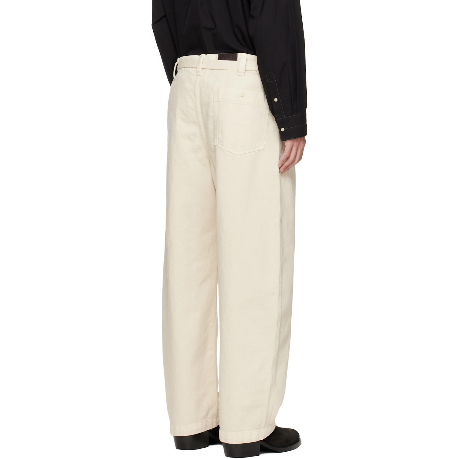  Lemaire Off-white Maxi Workwear Jeans 