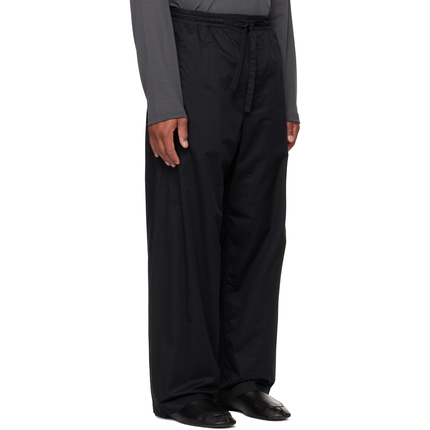  Lemaire Black Pyjama Trousers 
