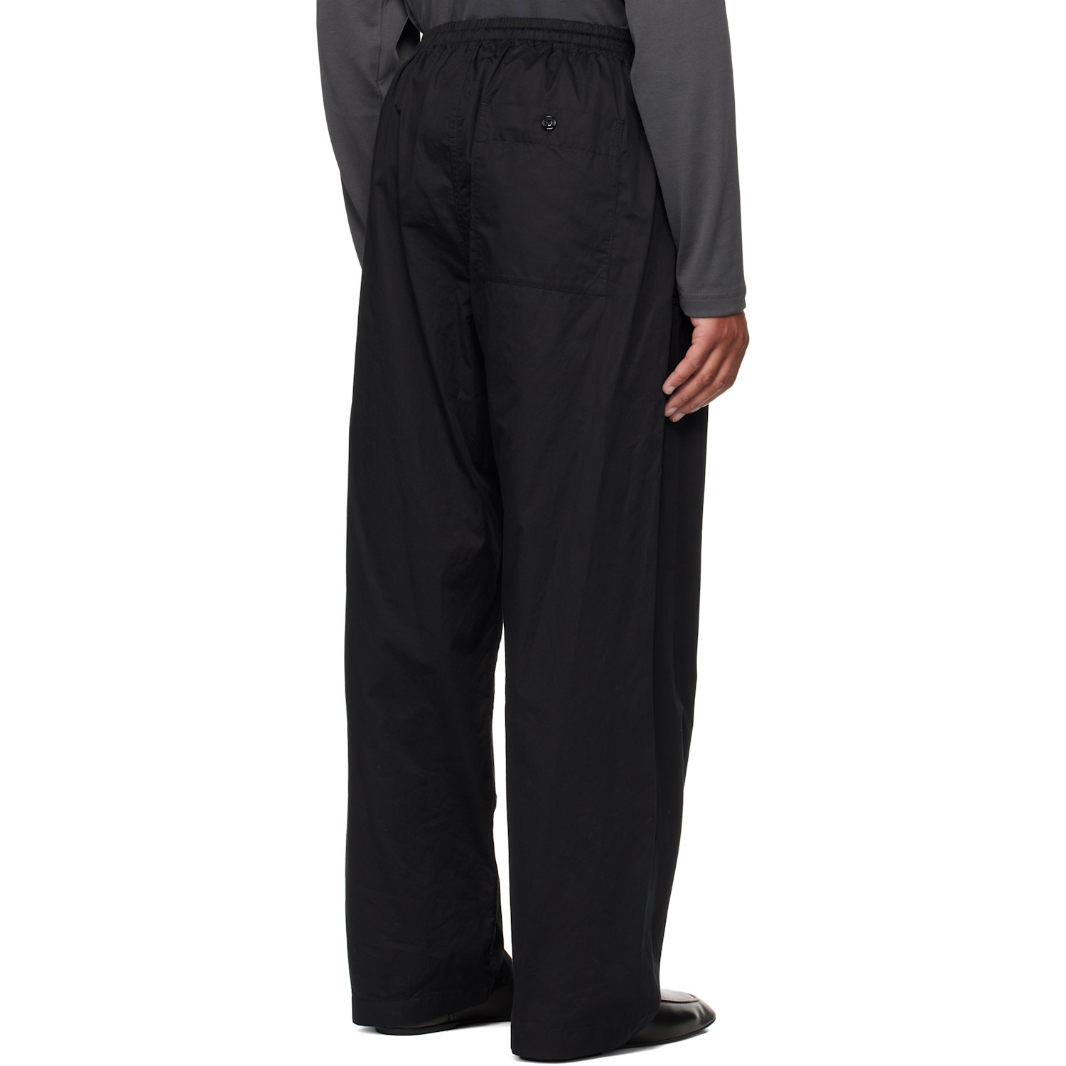  Lemaire Black Pyjama Trousers 
