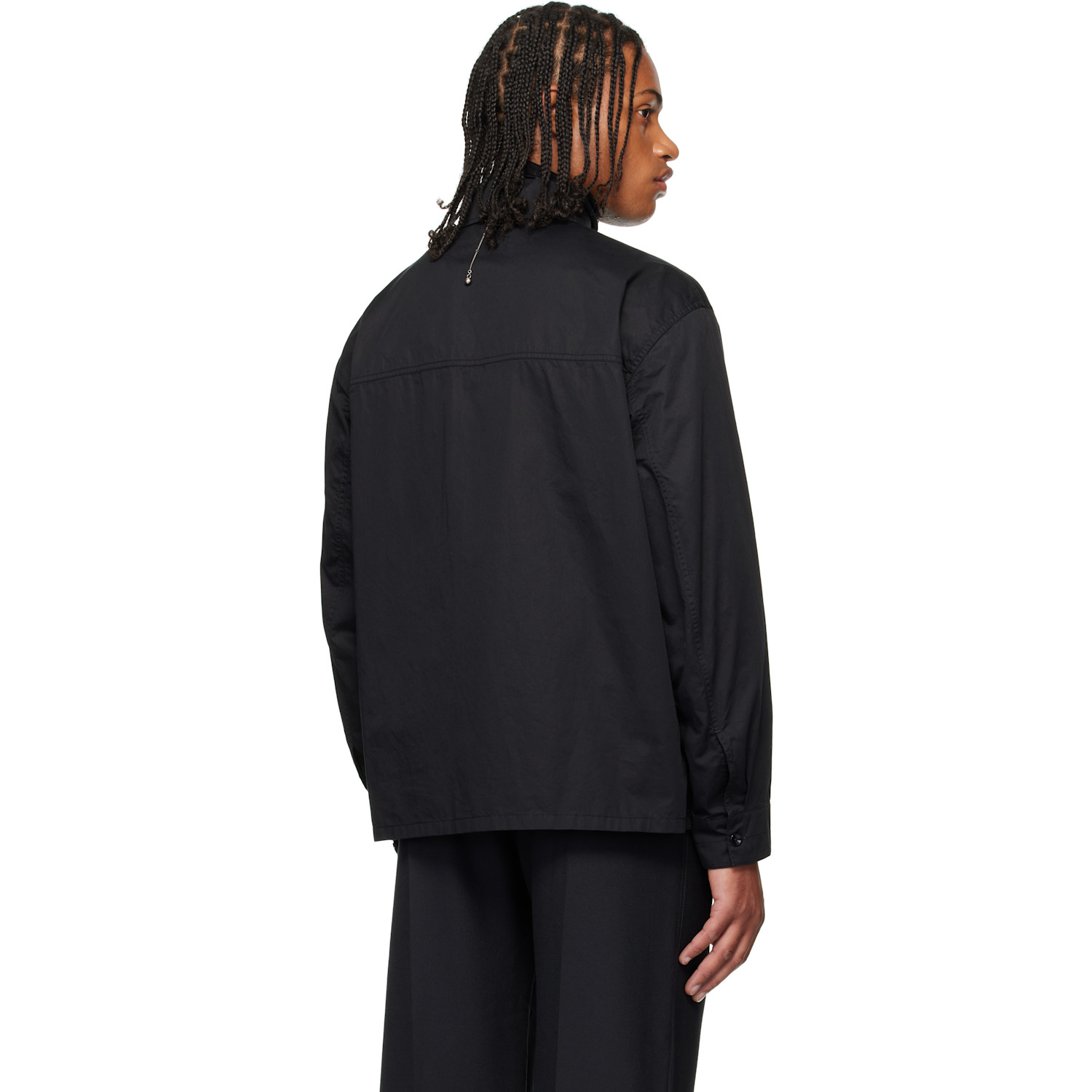  Lemaire Black Pyjama Shirt 