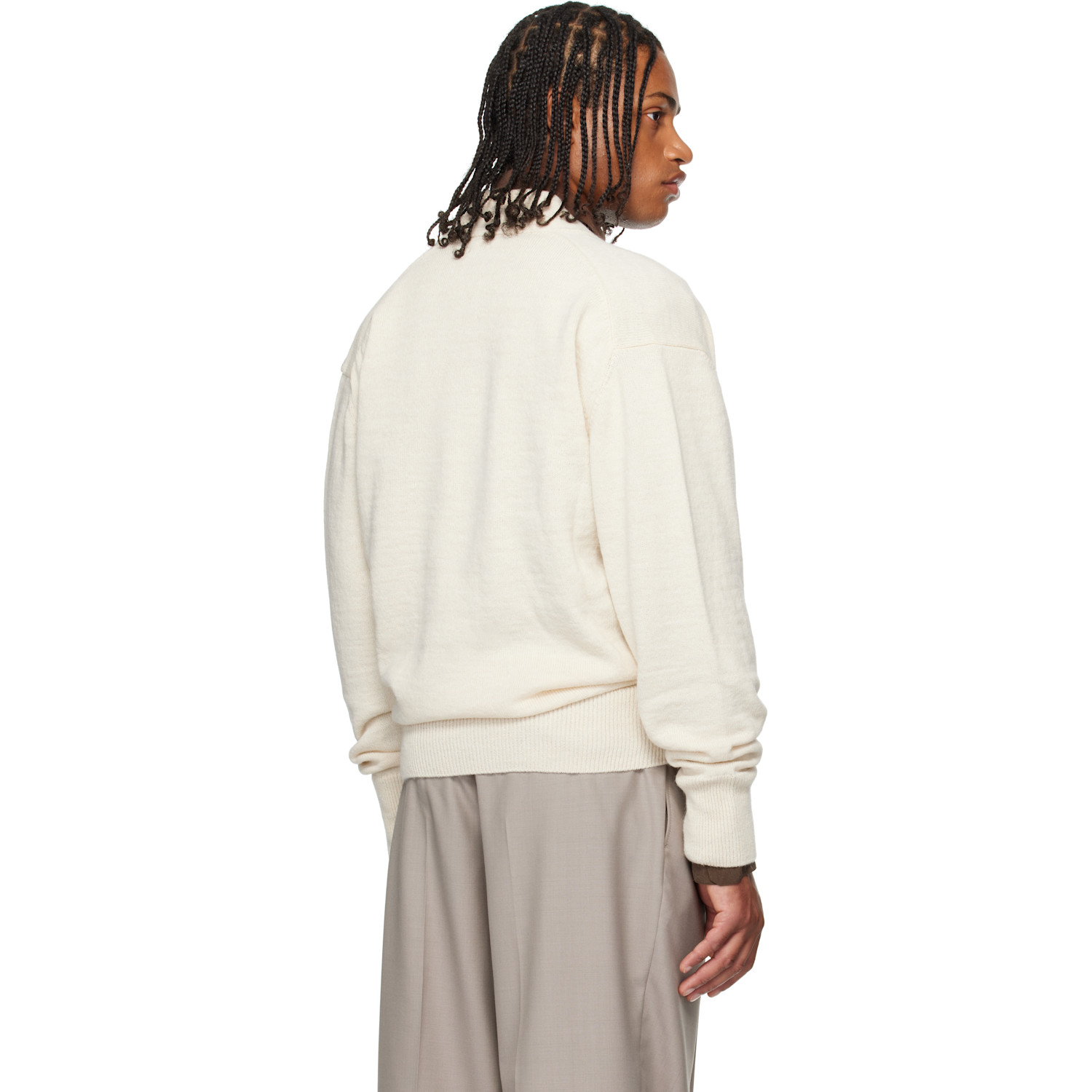  Lemaire Beige Wrap Cardigan 