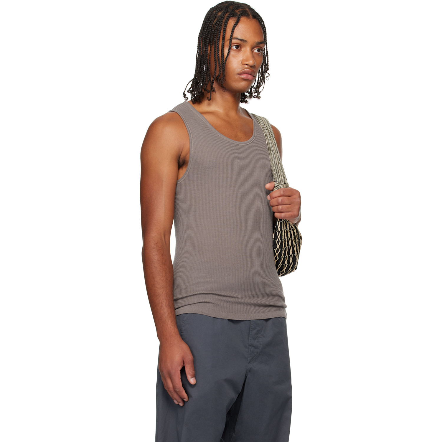  Lemaire Taupe Debardeur Tank Top 