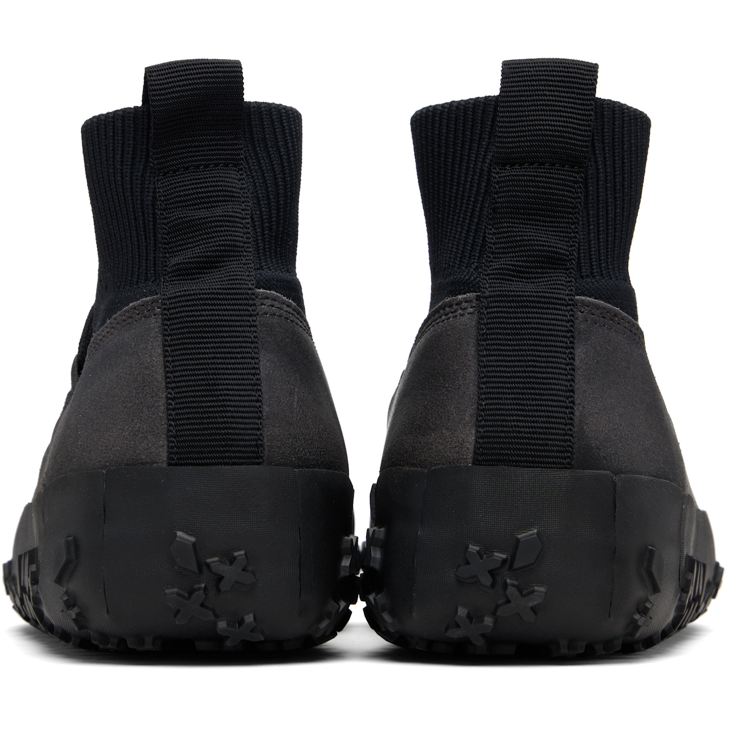  Lemaire Black Vibram Wrap On Sneakers 