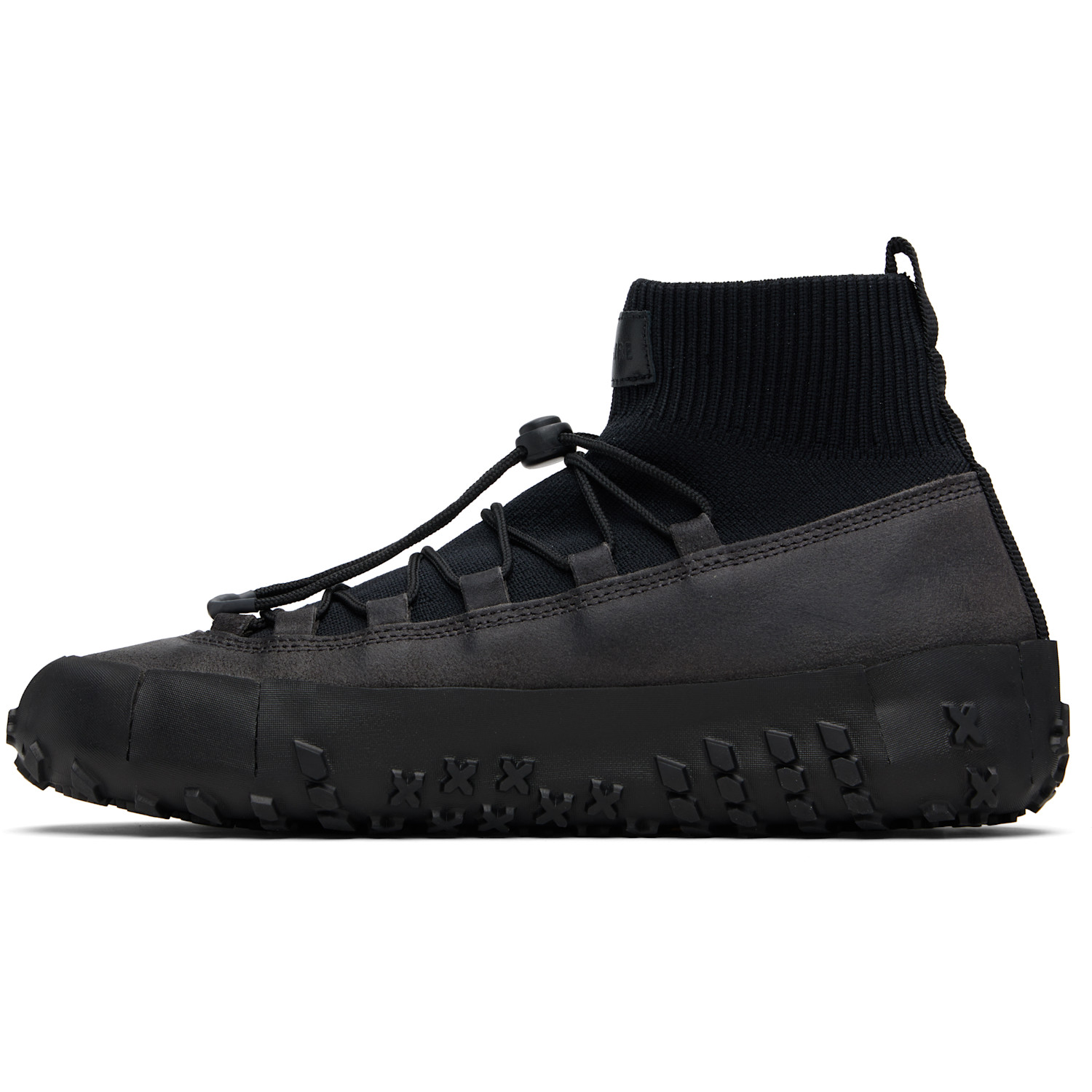  Lemaire Black Vibram Wrap On Sneakers 