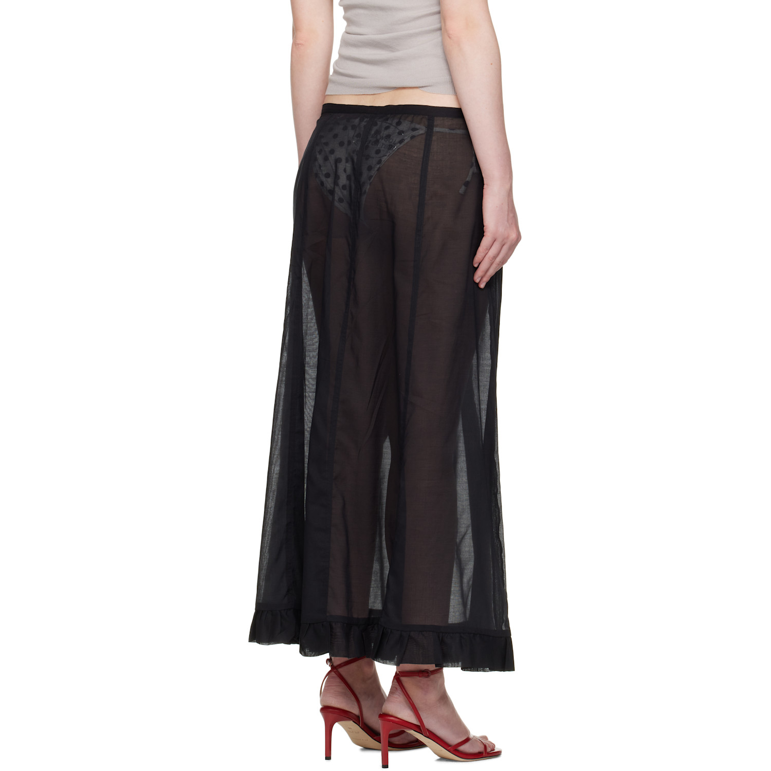  Paloma Wool Black Andolini Maxi Skirt 