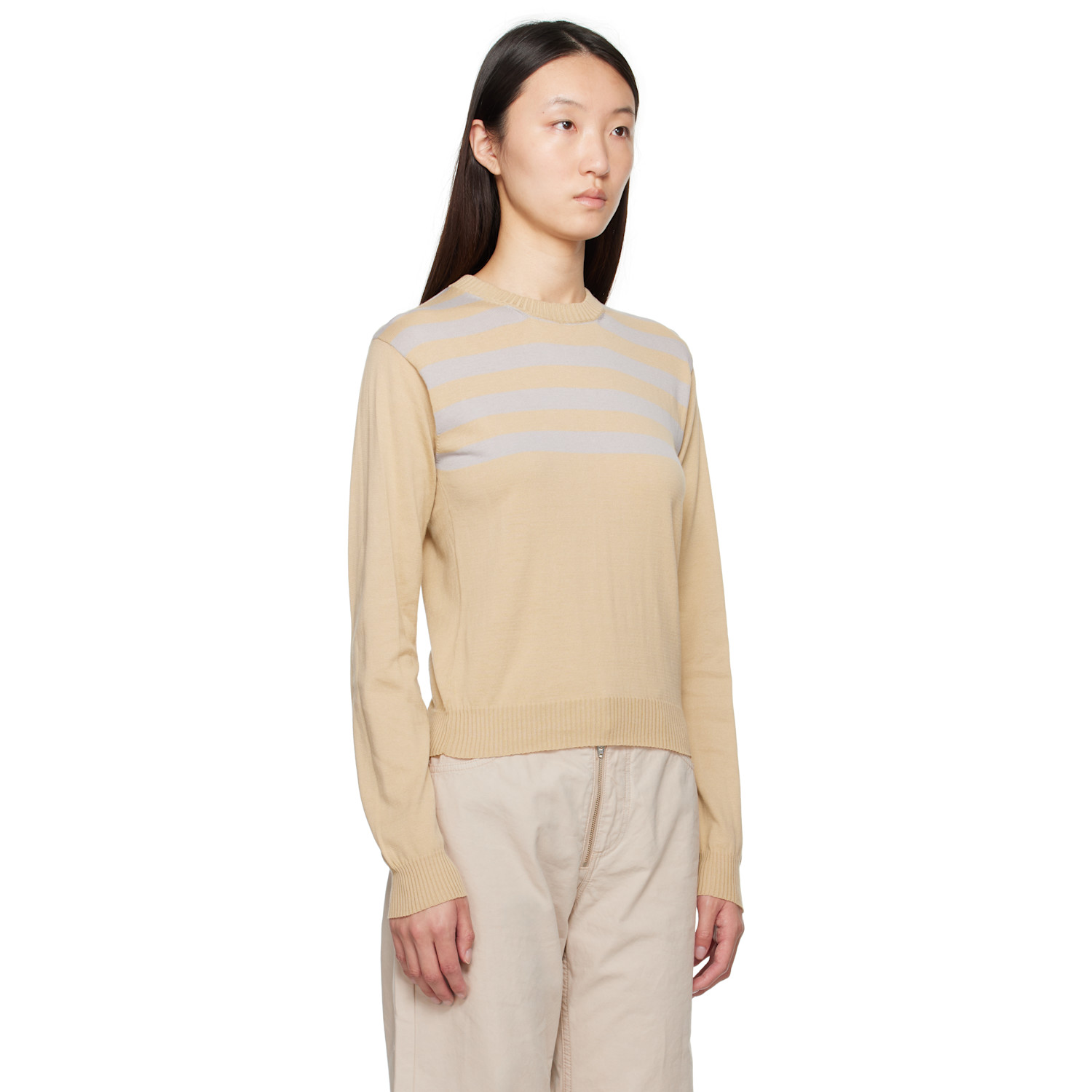  Paloma Wool Beige & Gray Salim Sweater 