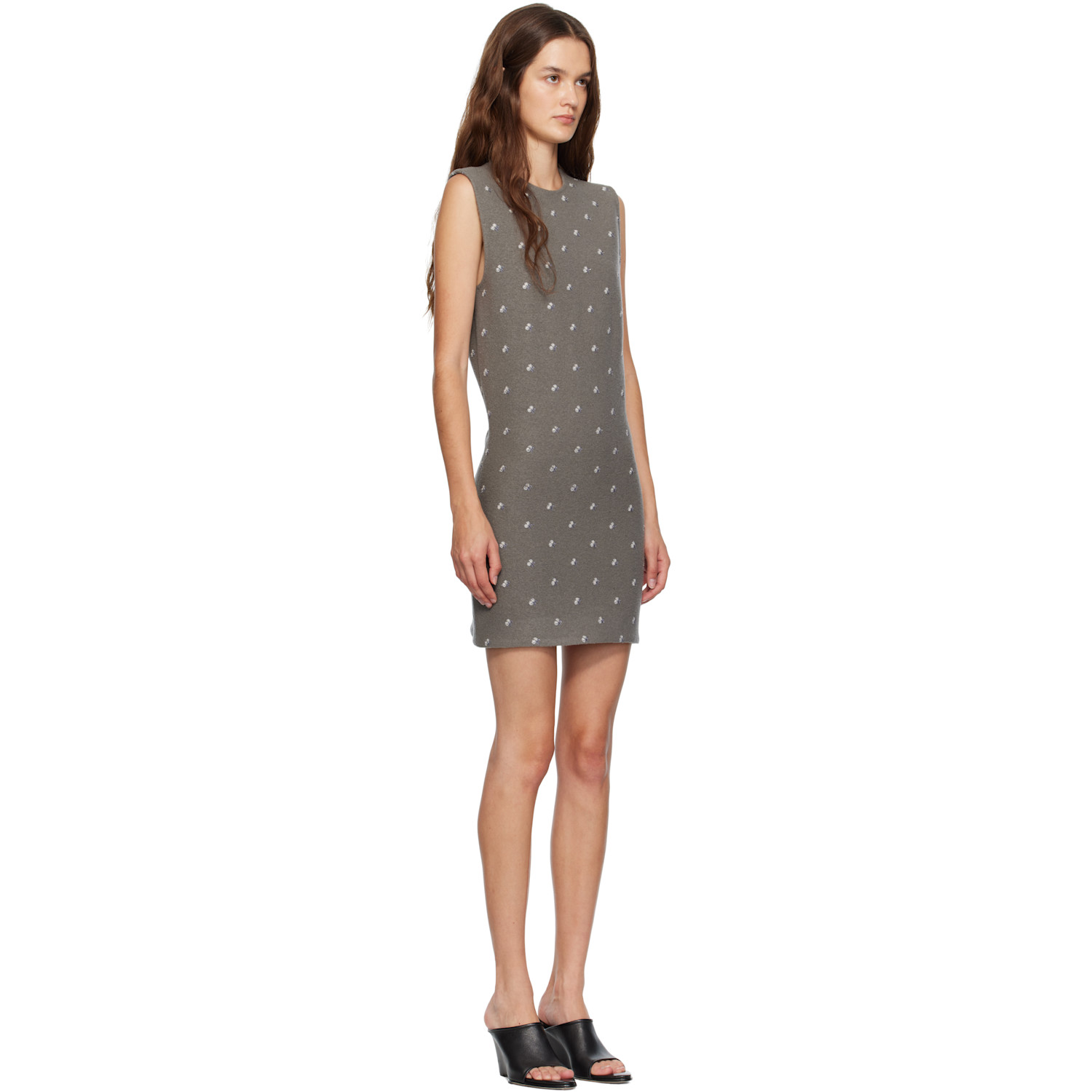  Rier Gray Walker Minidress 