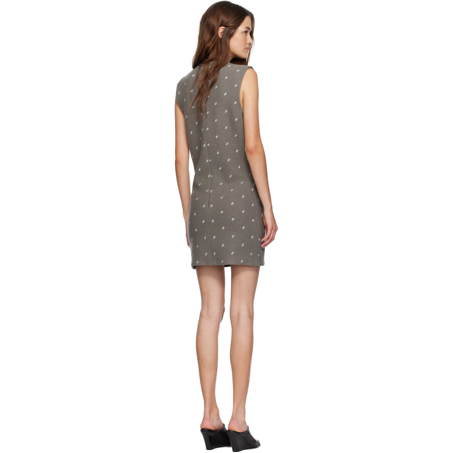  Rier Gray Walker Minidress 