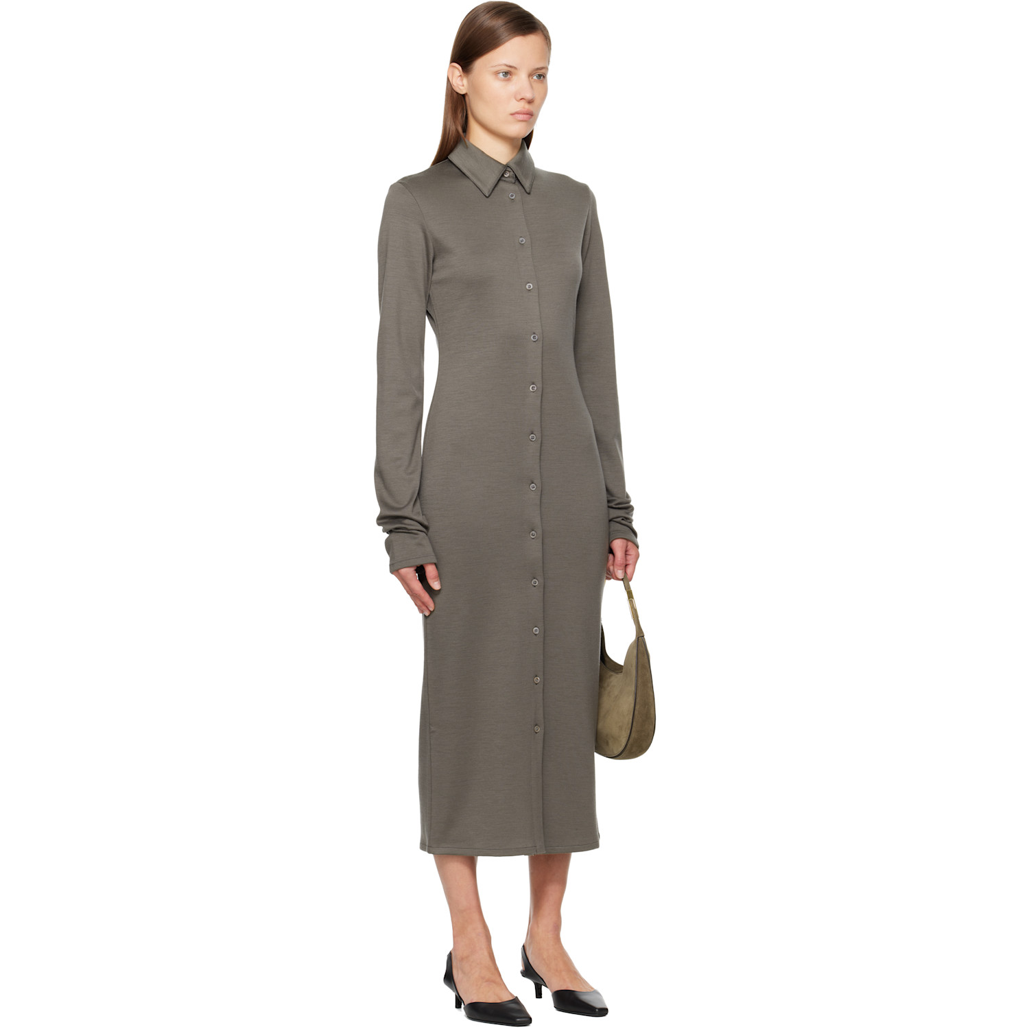  Rier Gray Polar Midi Dress 