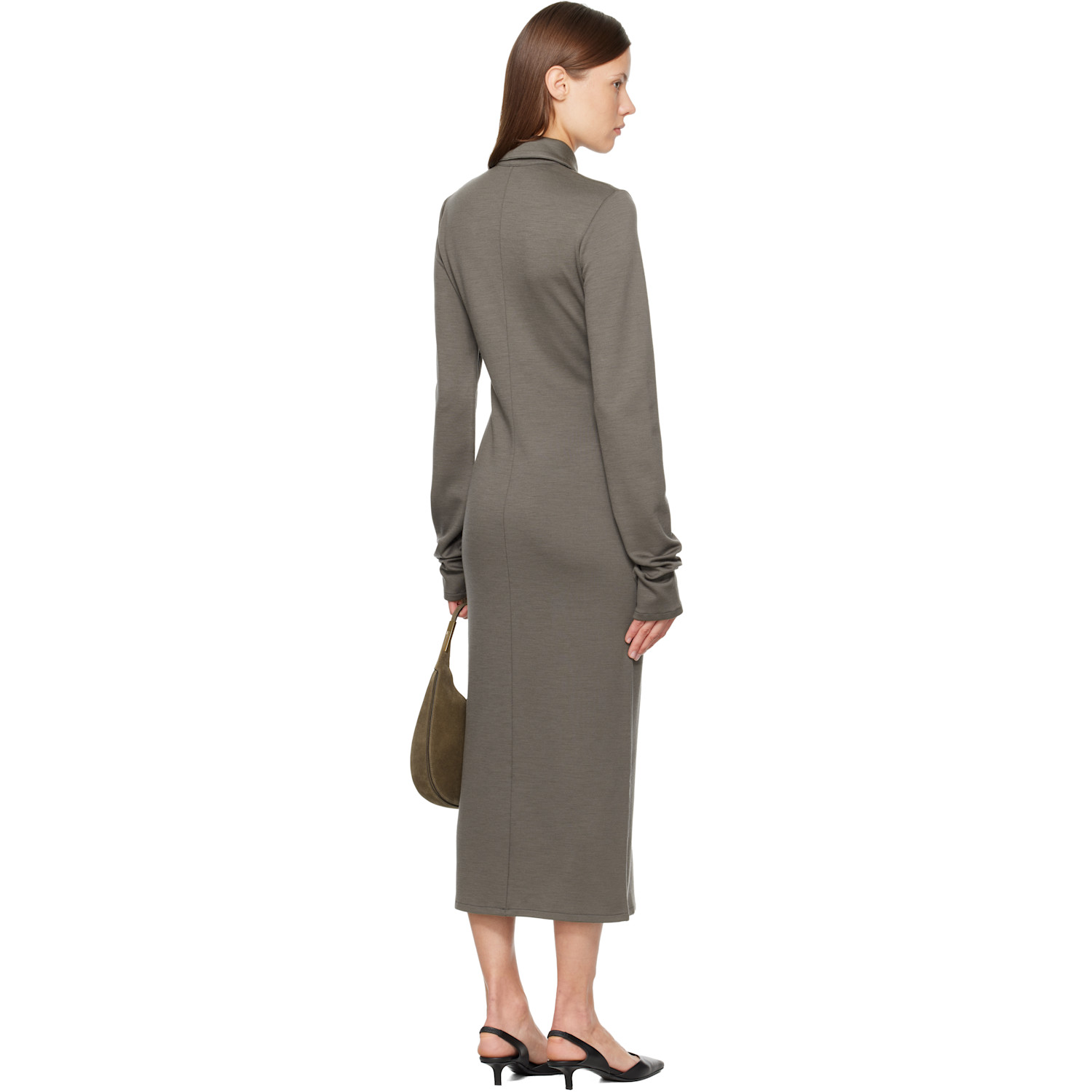 Rier Gray Polar Midi Dress 