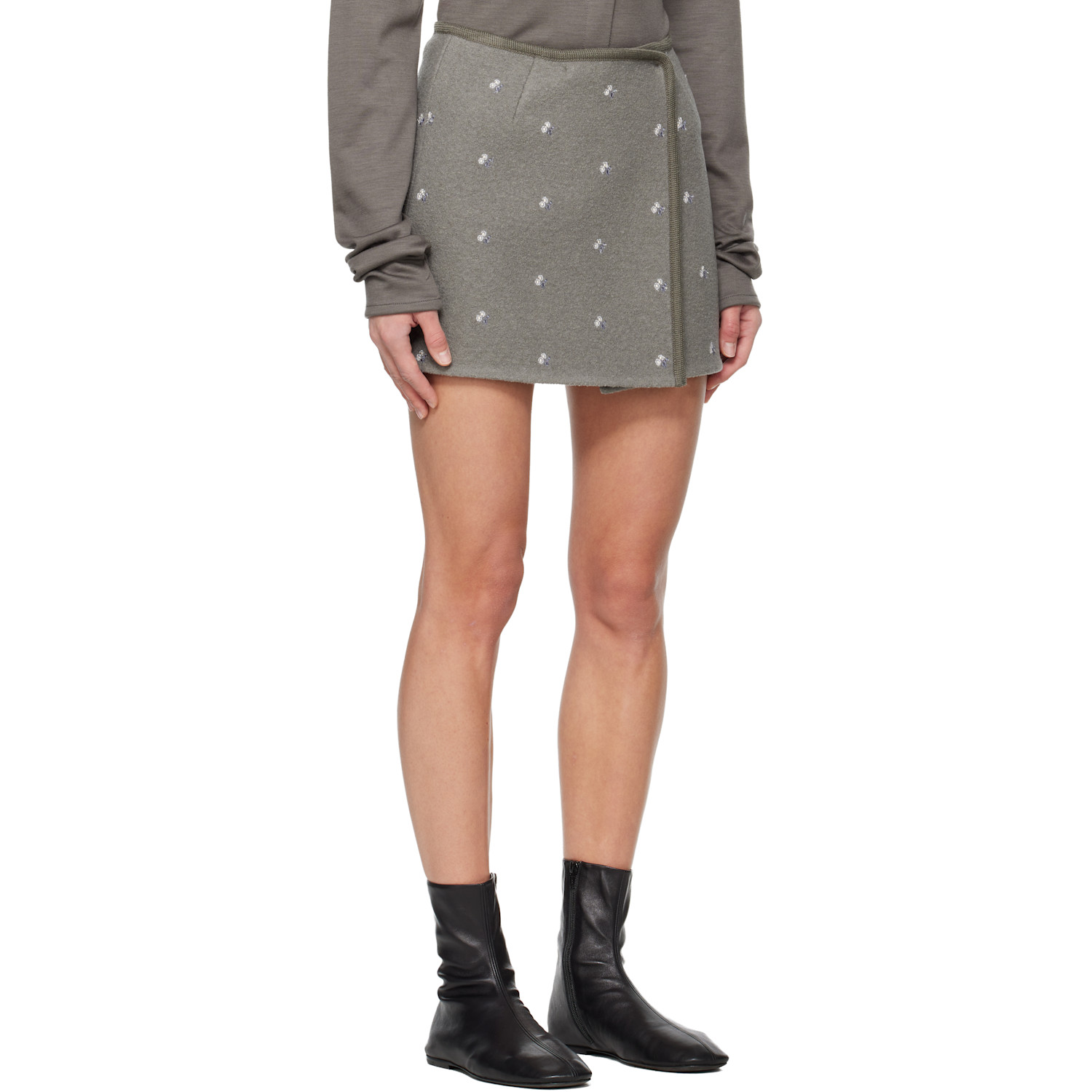  Rier Gray Walker Miniskirt 