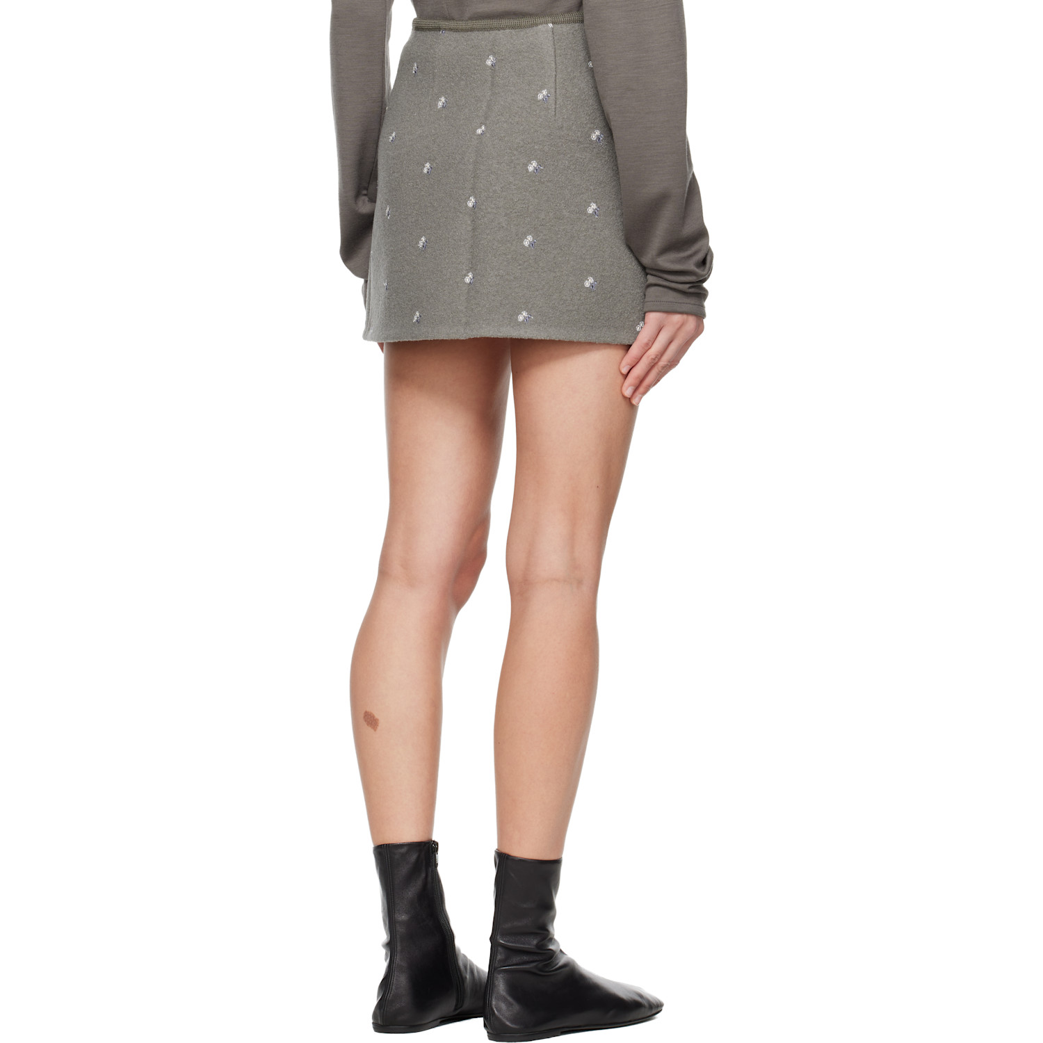  Rier Gray Walker Miniskirt 
