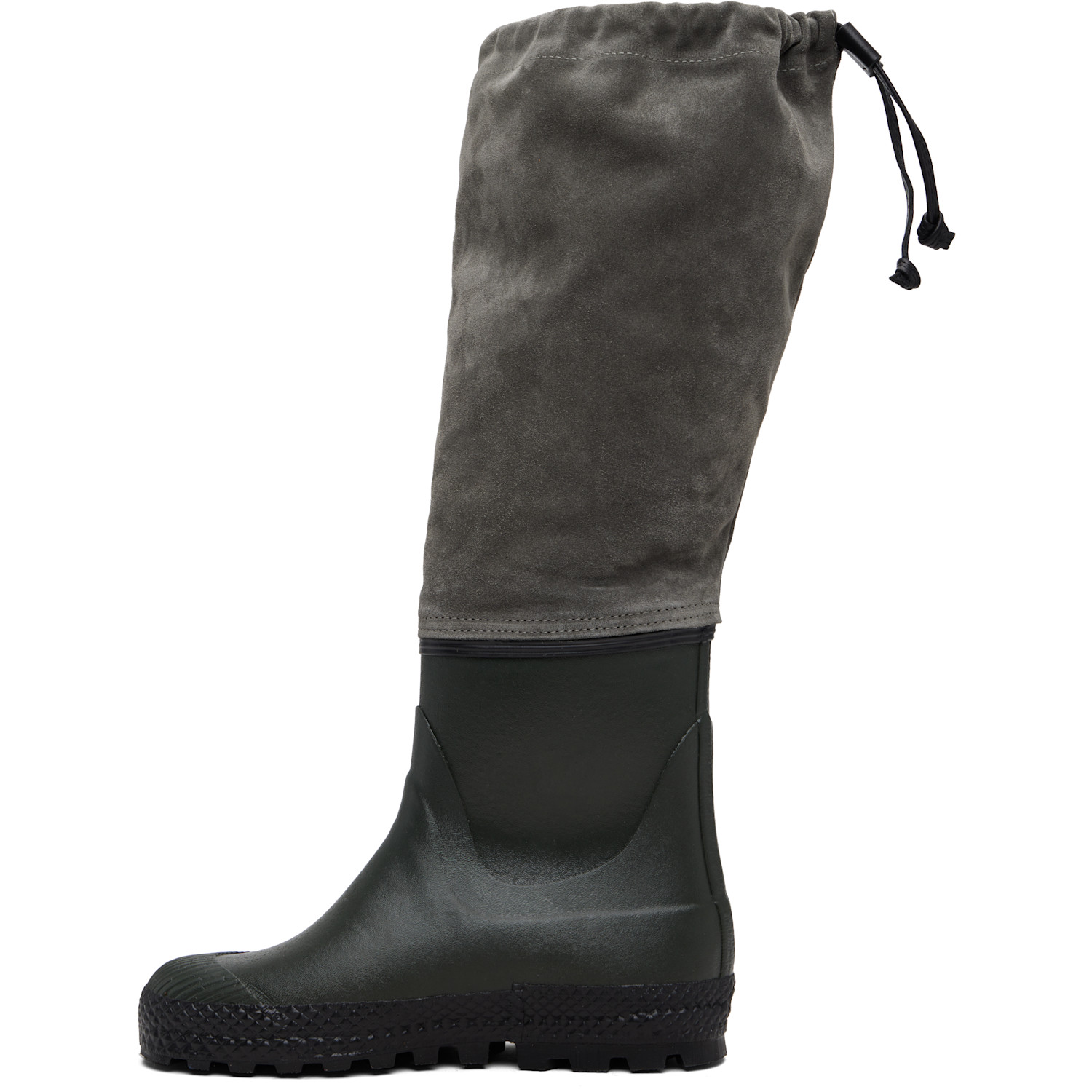  Rier Green & Gray Farmer Rain Tall Boots 