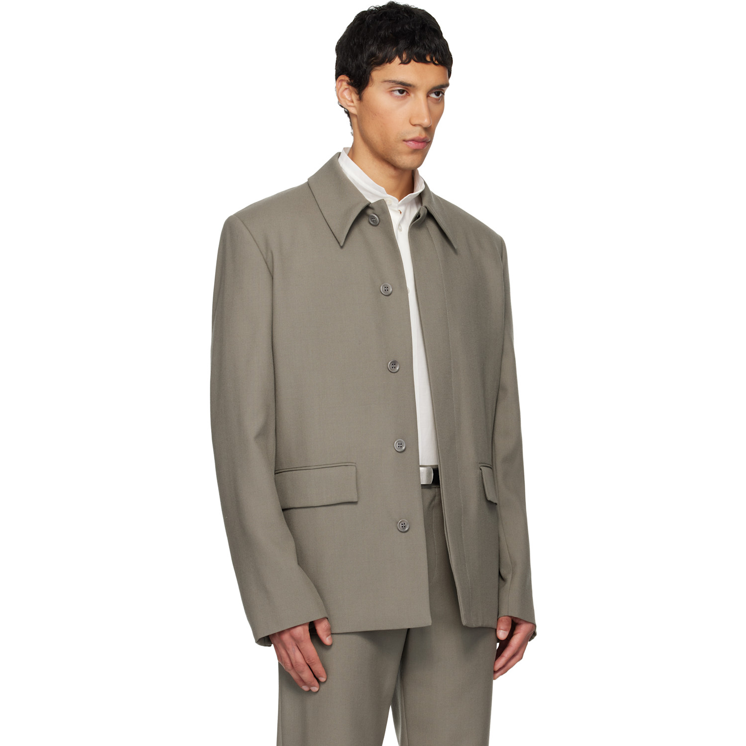  Rier Gray Wool Jacket 