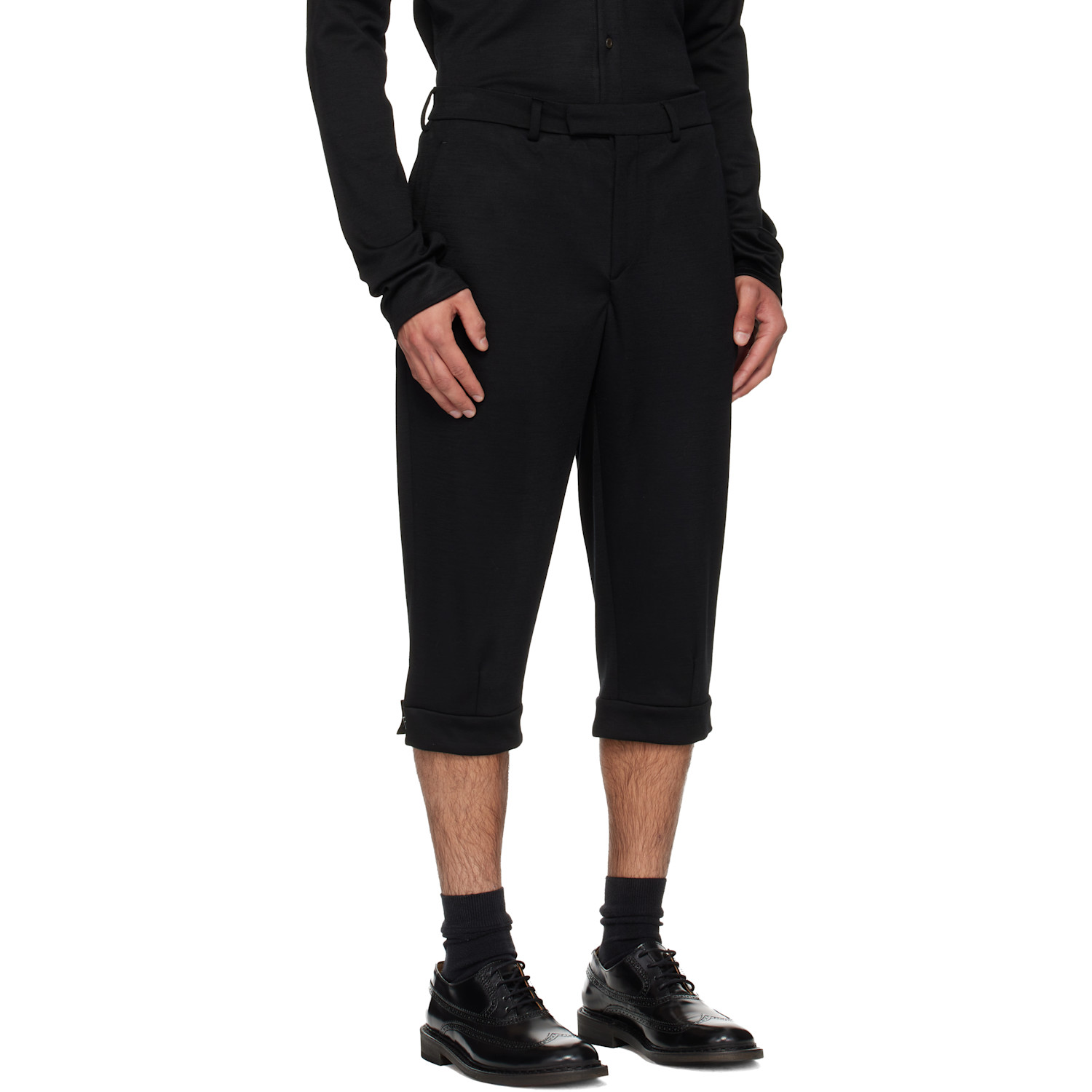 Rier Black Knickerbocker Shorts 