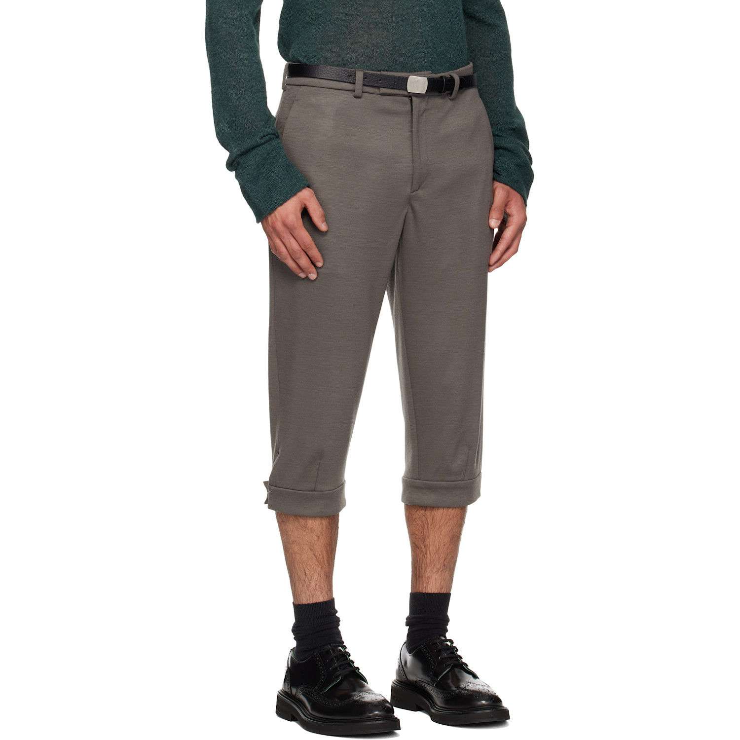  Rier Gray Knickerbocker Shorts 