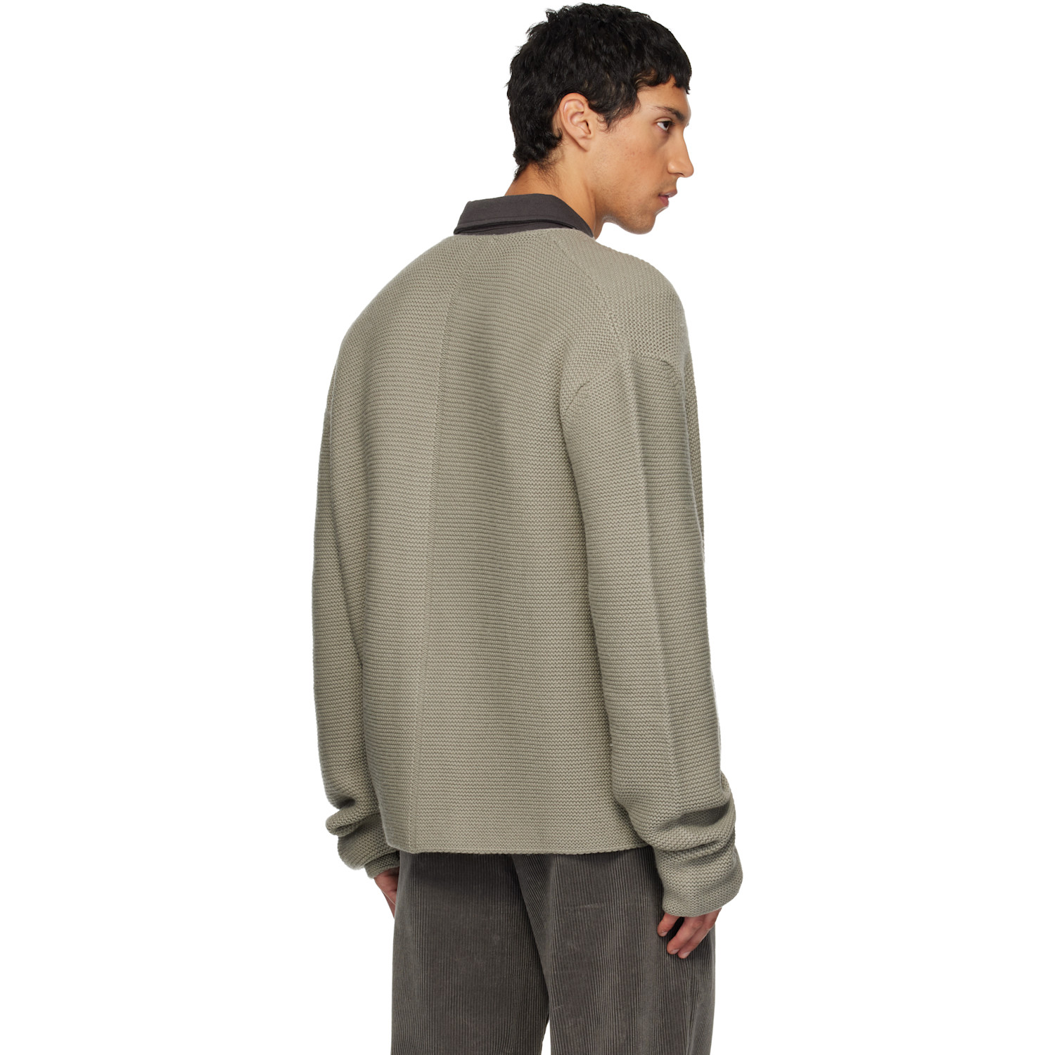  Rier Gray Tyrolean Cardigan 