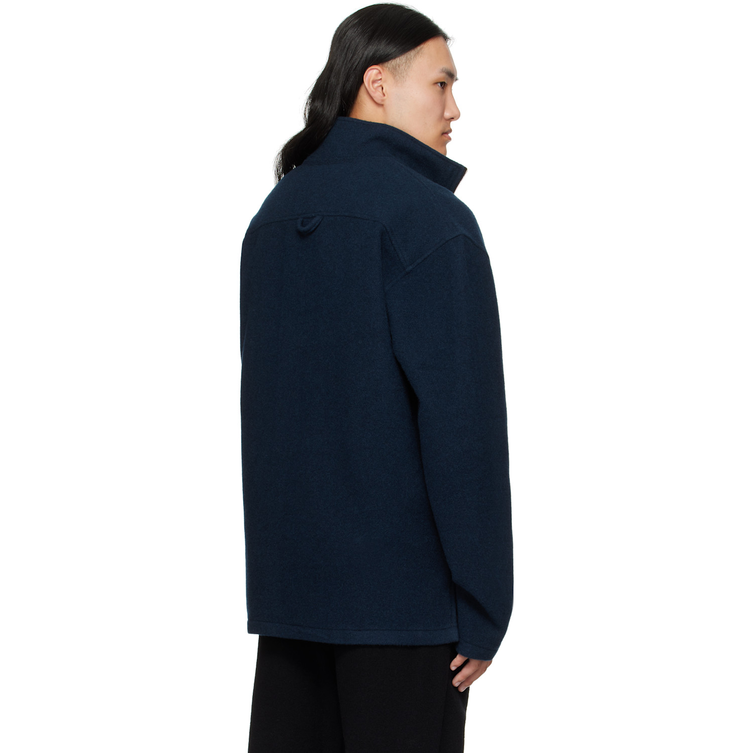  Rier Navy Fleece Sweater 