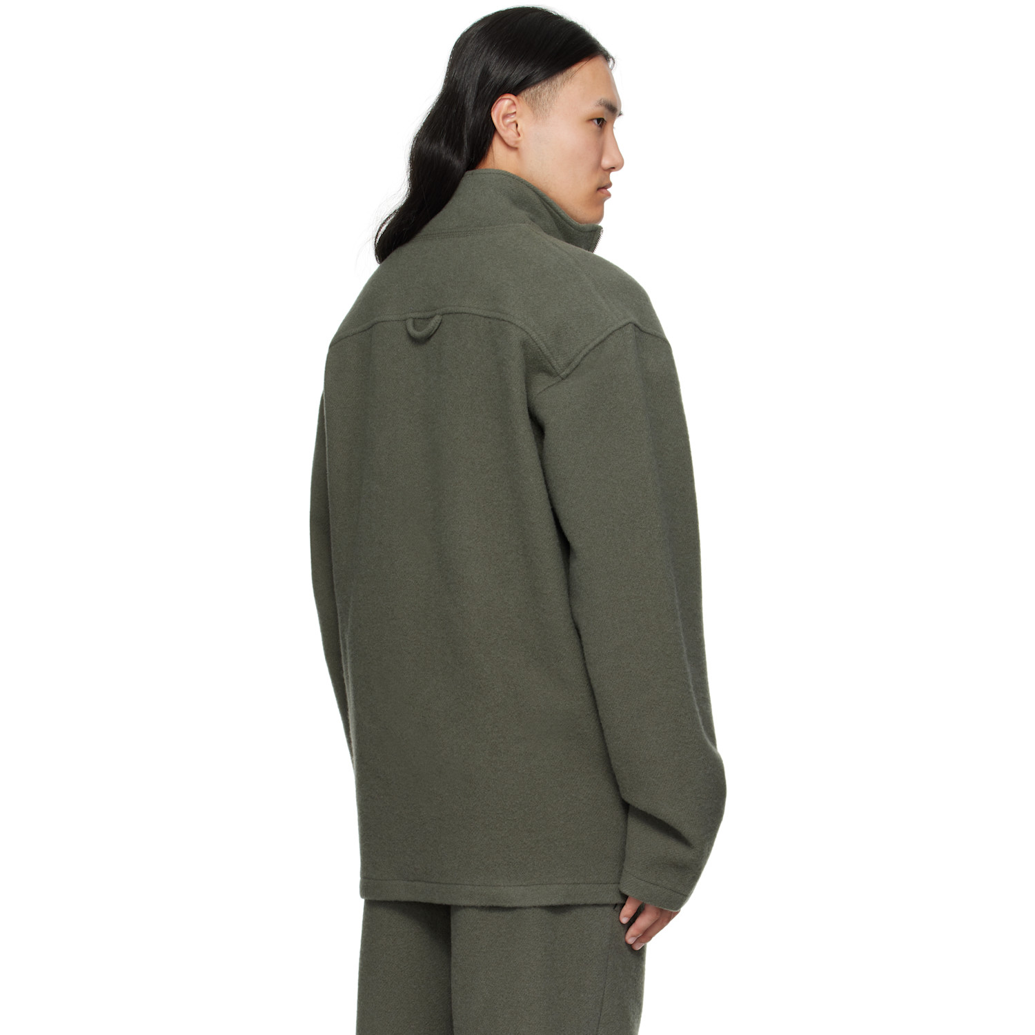  Rier Khaki Fleece Sweater 