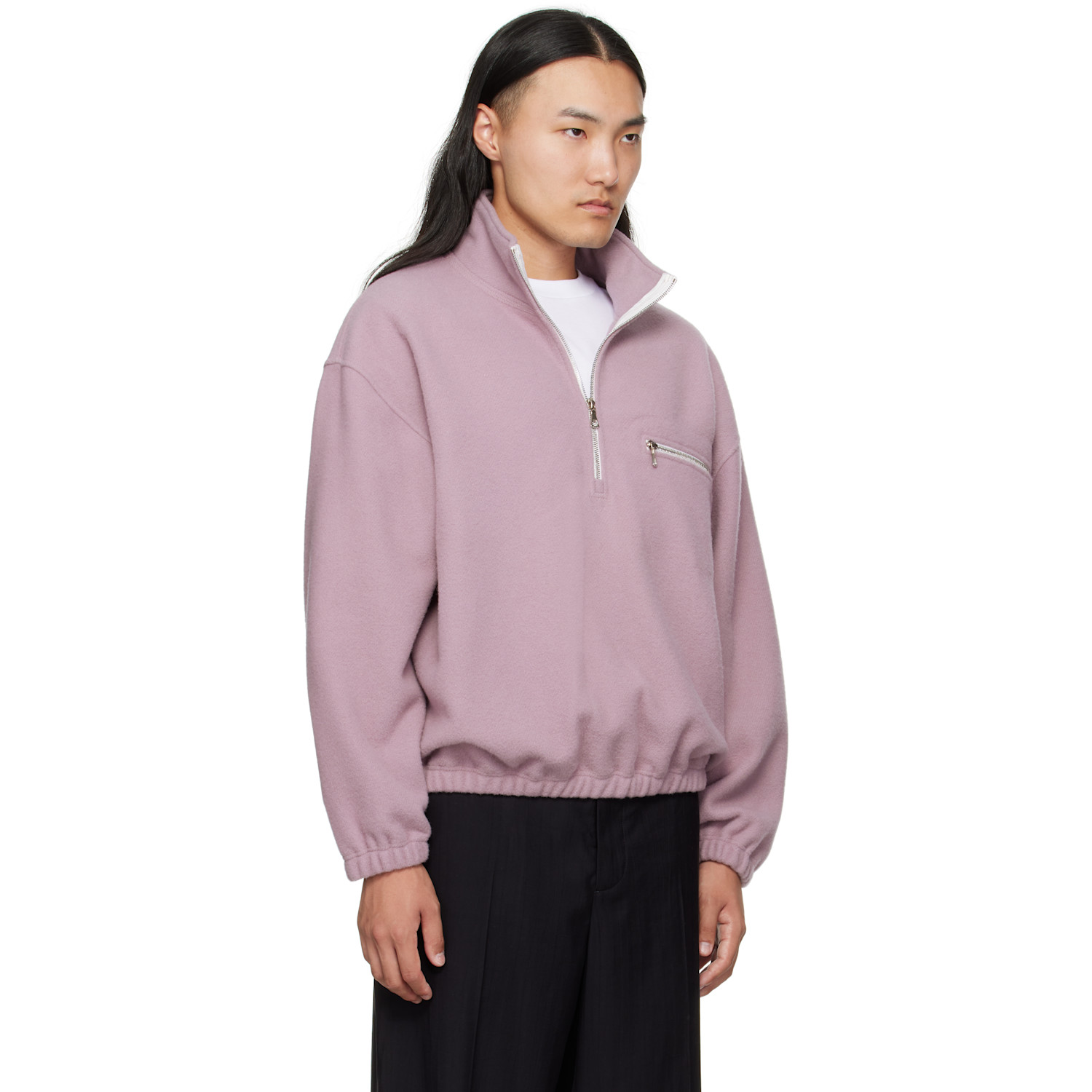  Rier Pink Fleece Sweater 