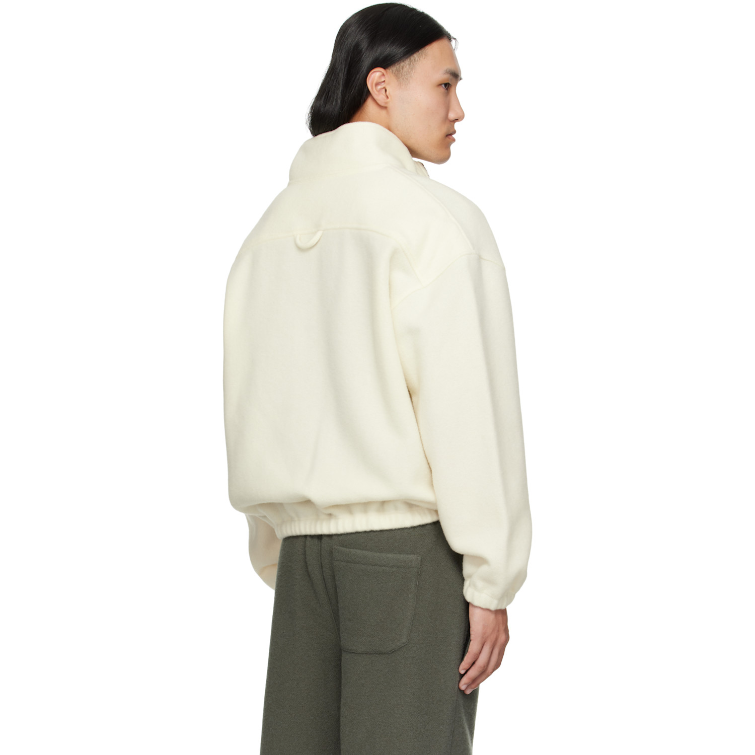  Rier Off-white Fleece Sweater 