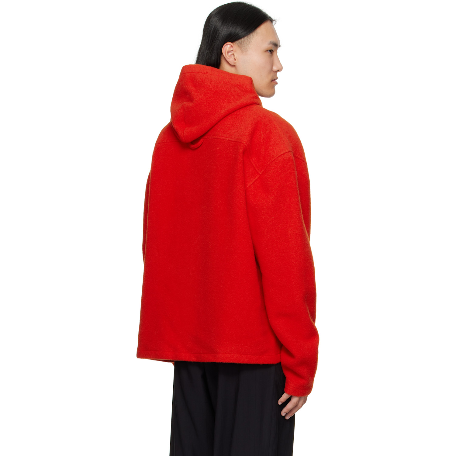  Rier Orange Fleece Hoodie 