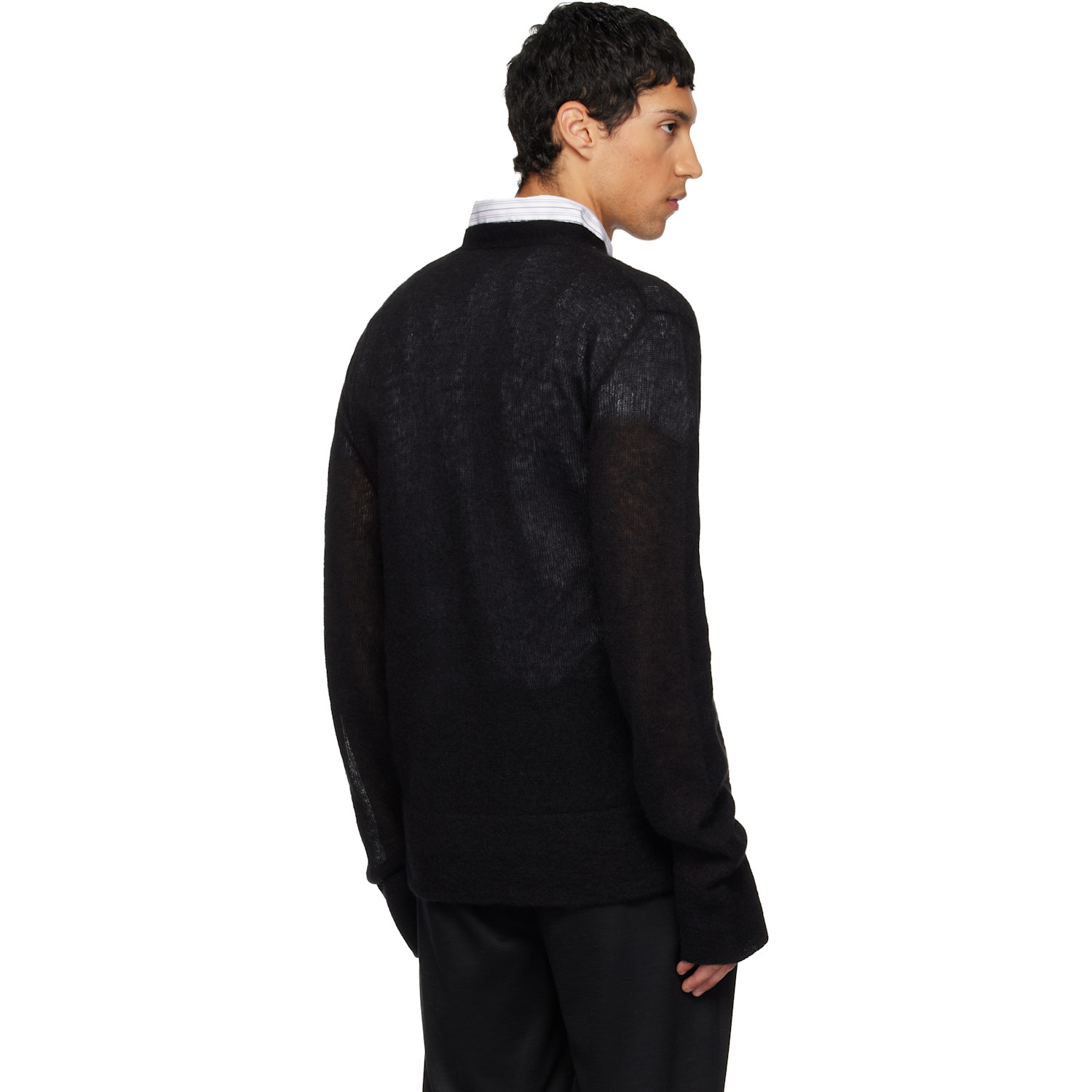  Rier Black V-neck Sweater 
