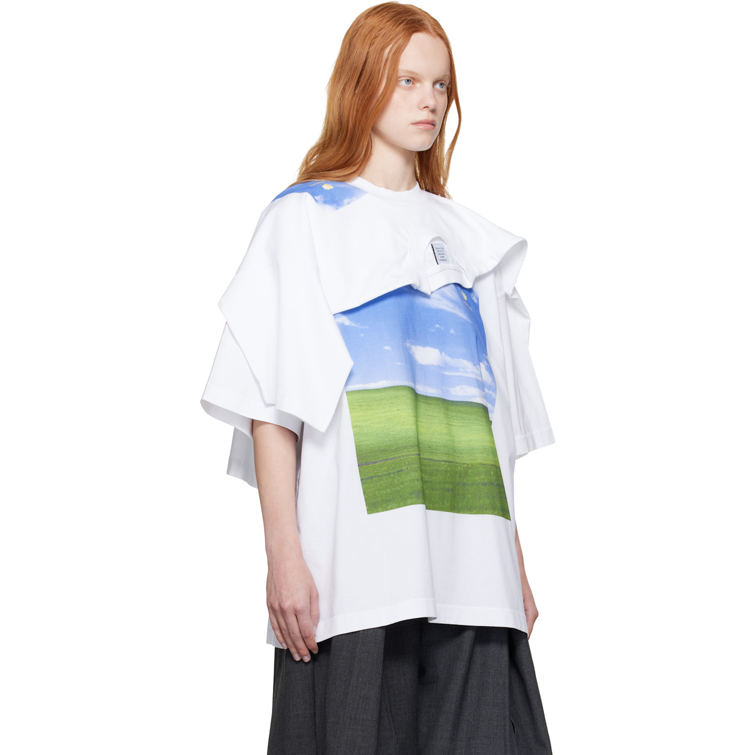  Vetements White Desktop Double Layered T-shirt 