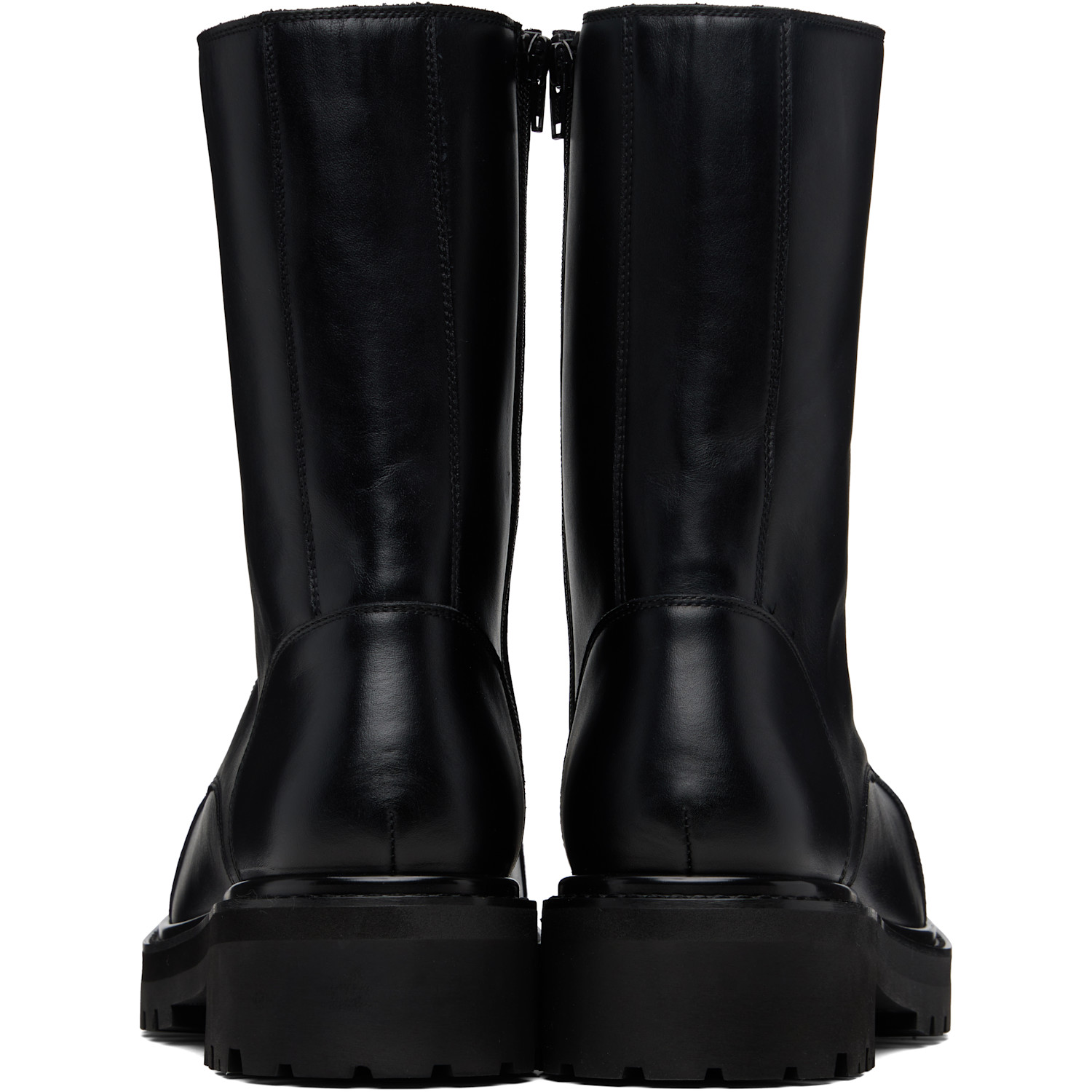  Vetements Black Stomp Compact Boots 