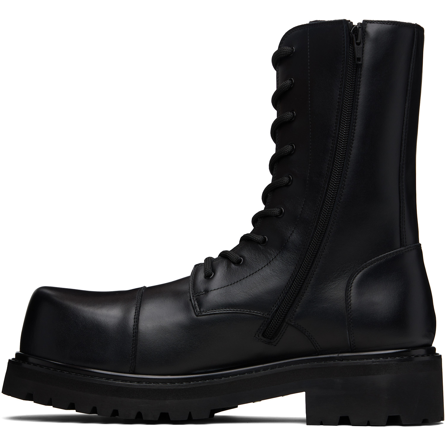  Vetements Black Stomp Compact Boots 