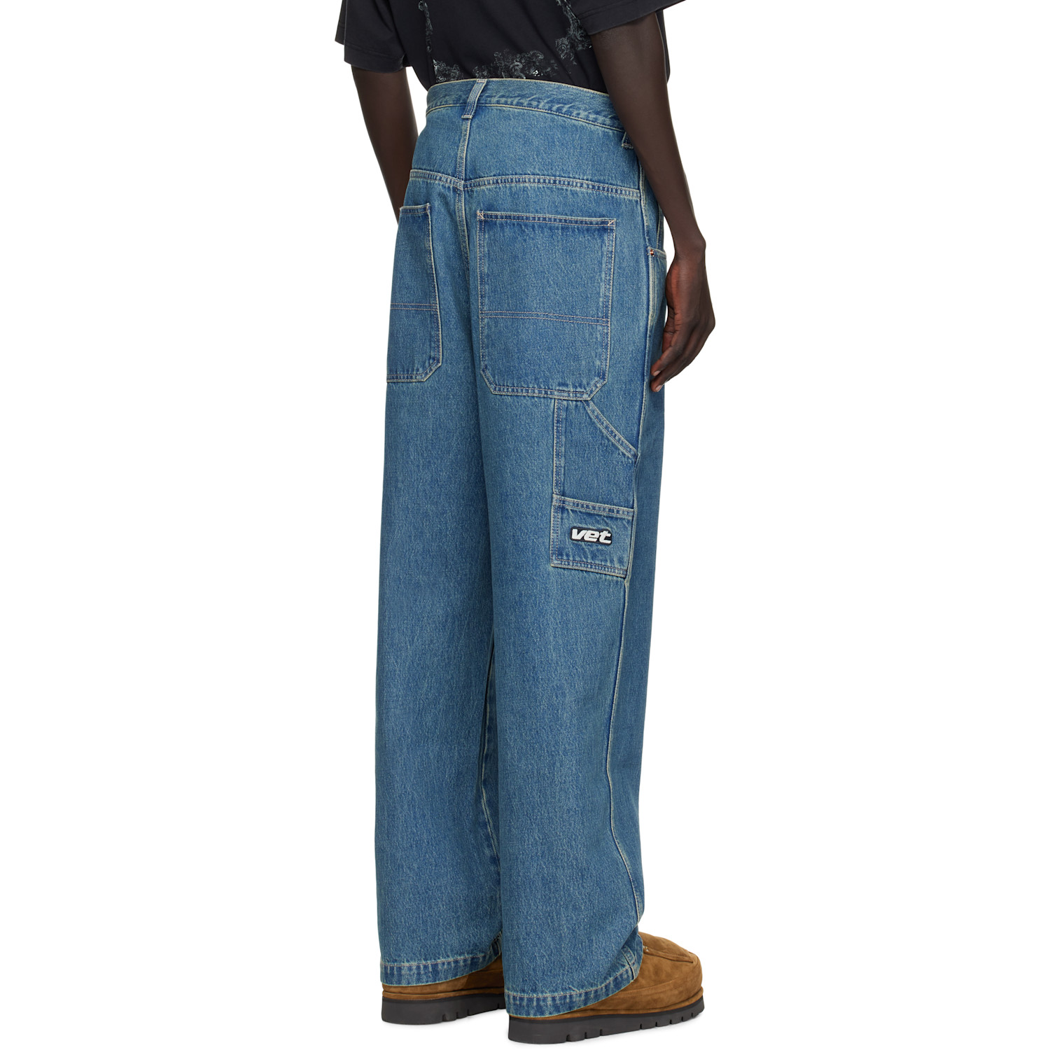  Vetements Blue Hip-hop Jeans 