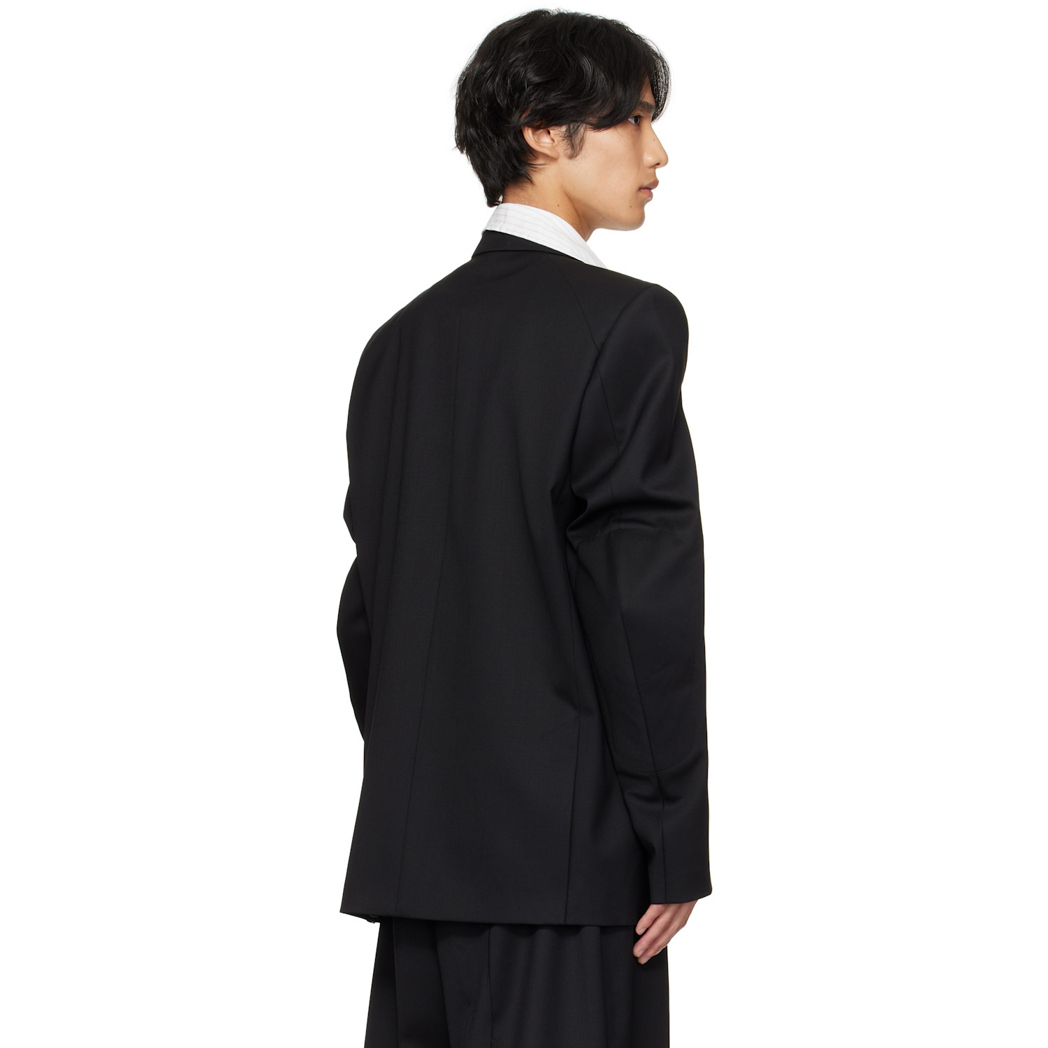  Vetements Black Biker Tailored Blazer 