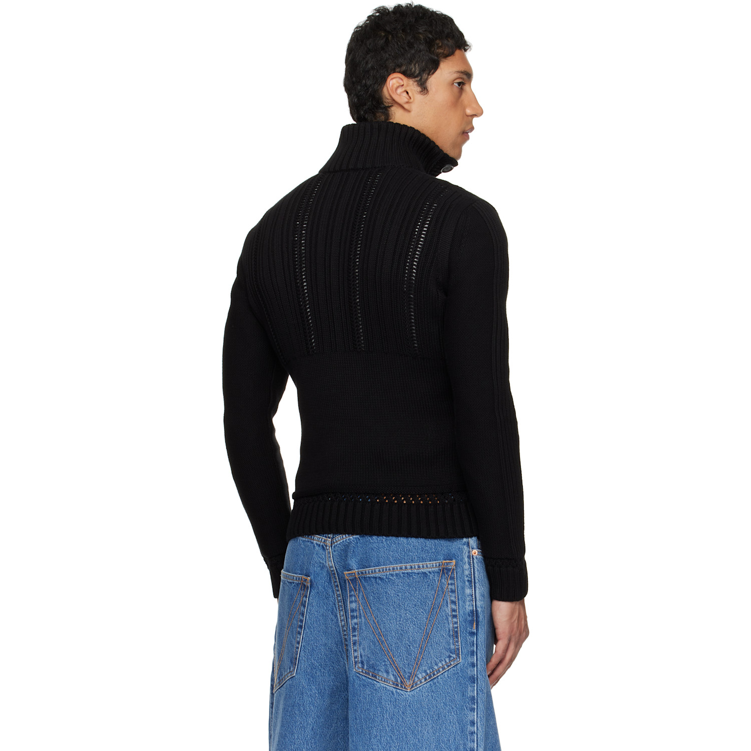  Vetements Black Cargo Cardigan 