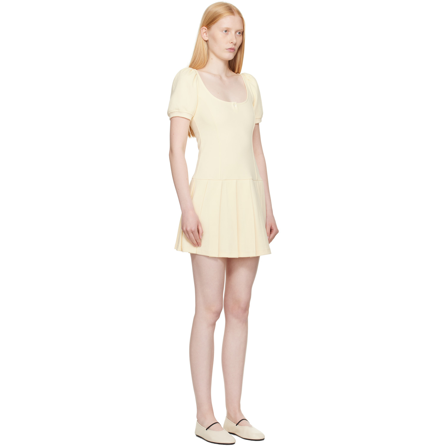  Sandy Liang Yellow Camden Minidress 
