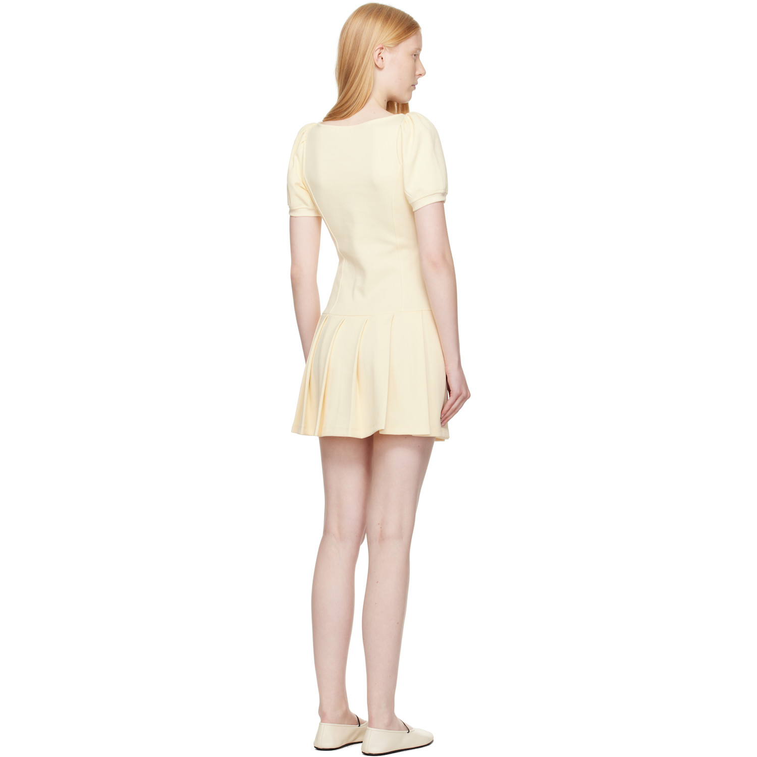  Sandy Liang Yellow Camden Minidress 
